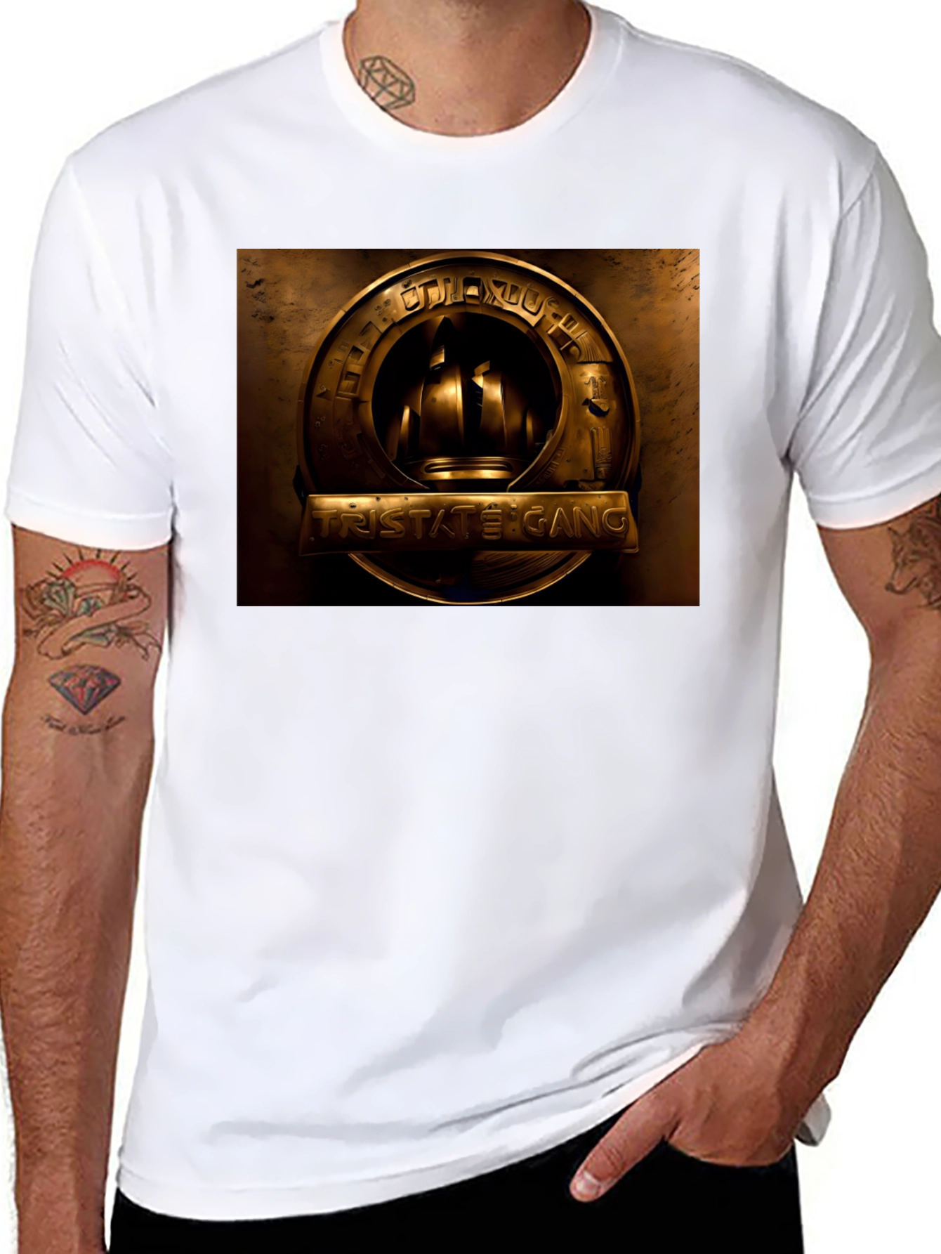 Tristate Gang Emblem Black T-Shirt