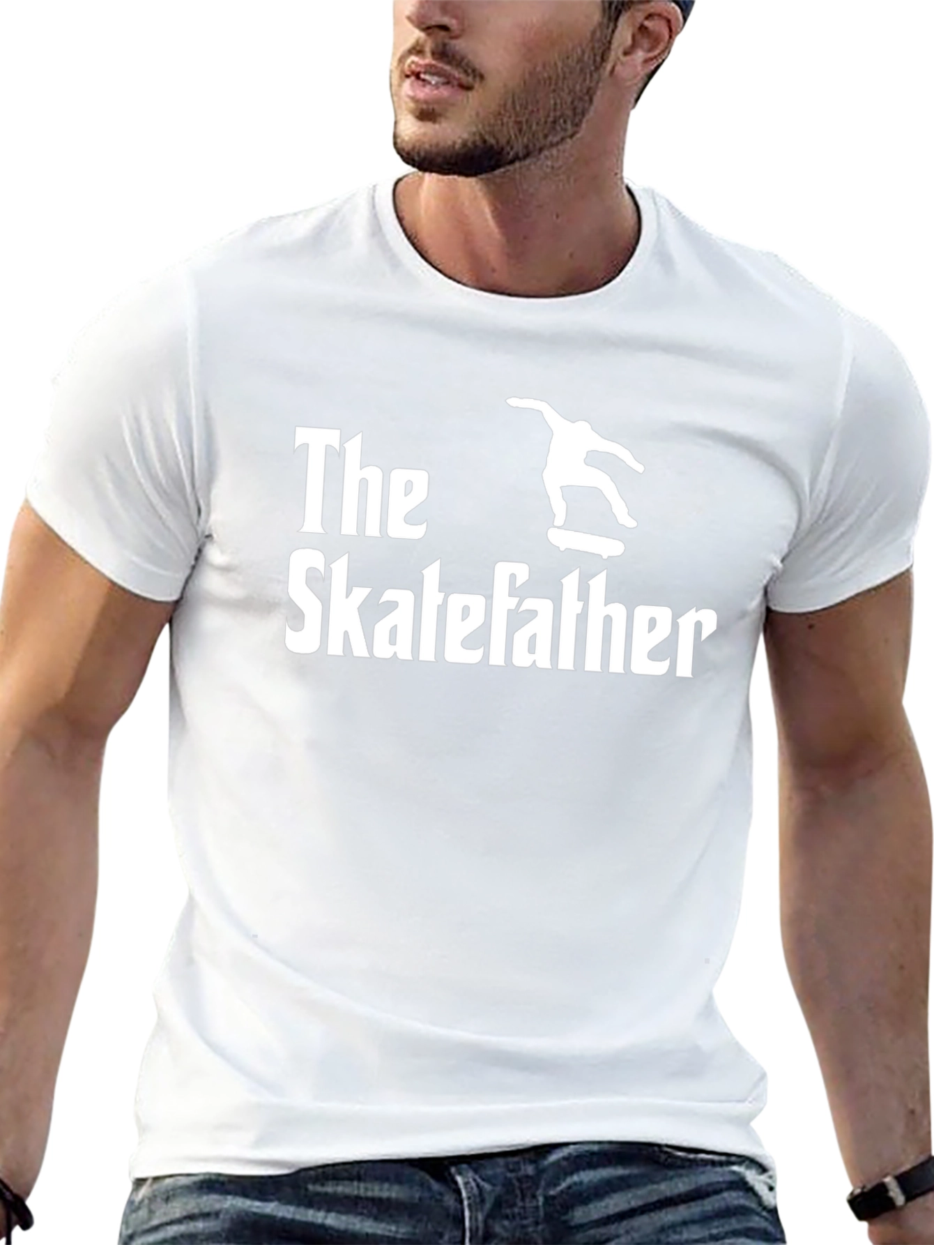 The Skatefather Graphic T-Shirt - Black