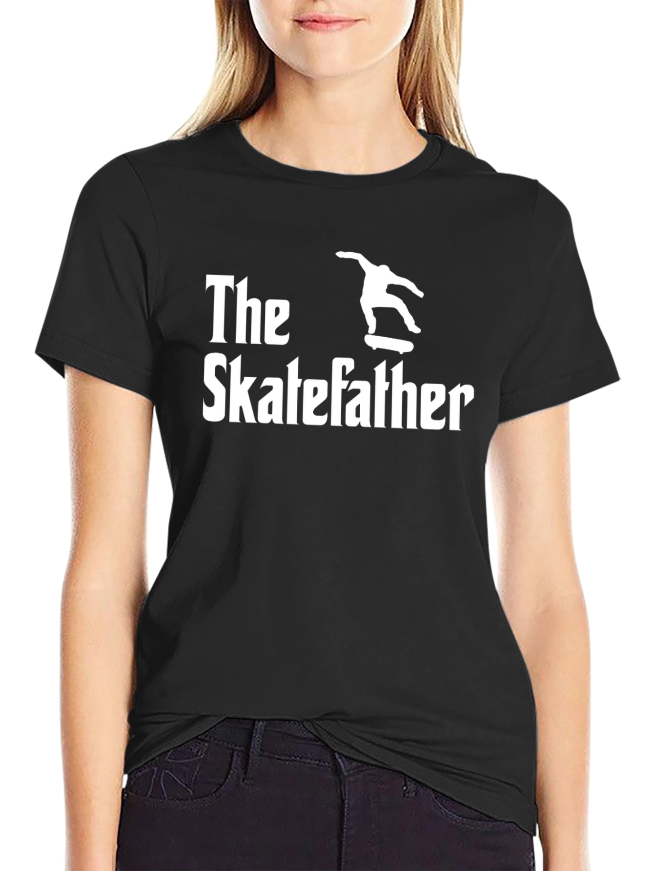 The Skatefather Graphic T-Shirt - Black