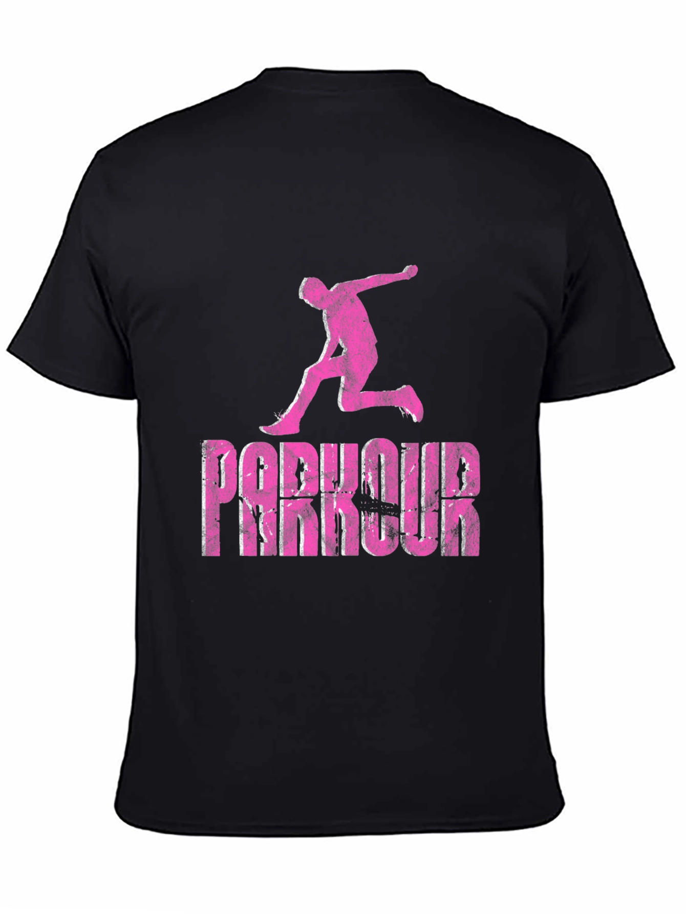 Parkour Graphic Tee - Black Casual Wear