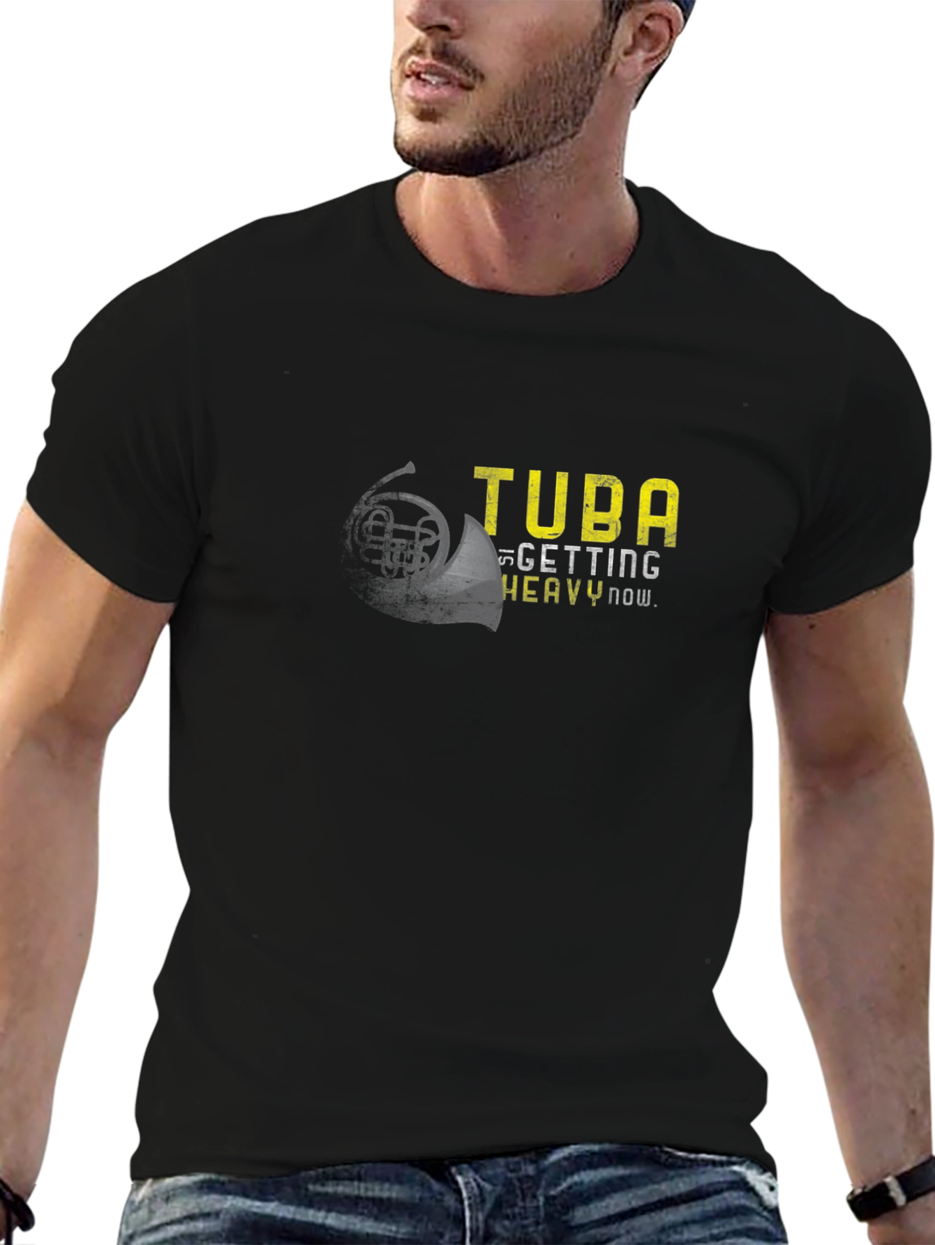 Tuba Getting Heavy Now Funny Musician T-Shirt