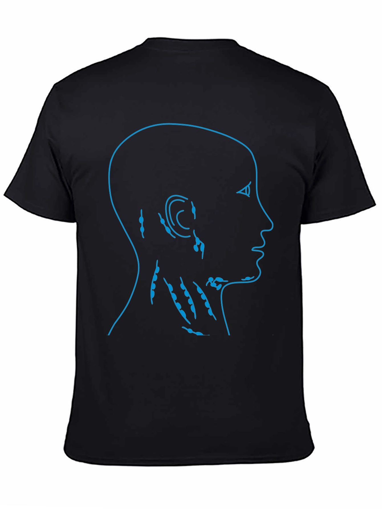 Anatomical Lymph Node Black T-Shirt
