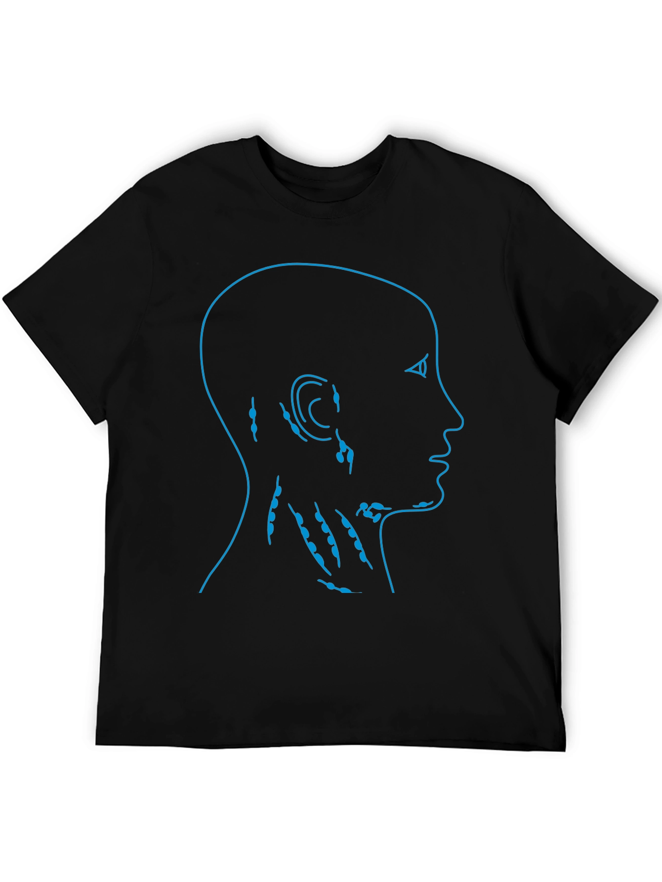 Anatomical Lymph Node Black T-Shirt