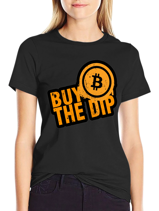 Buy The Dip Bitcoin Graphic Tee - Crypto Investor T-Shirt