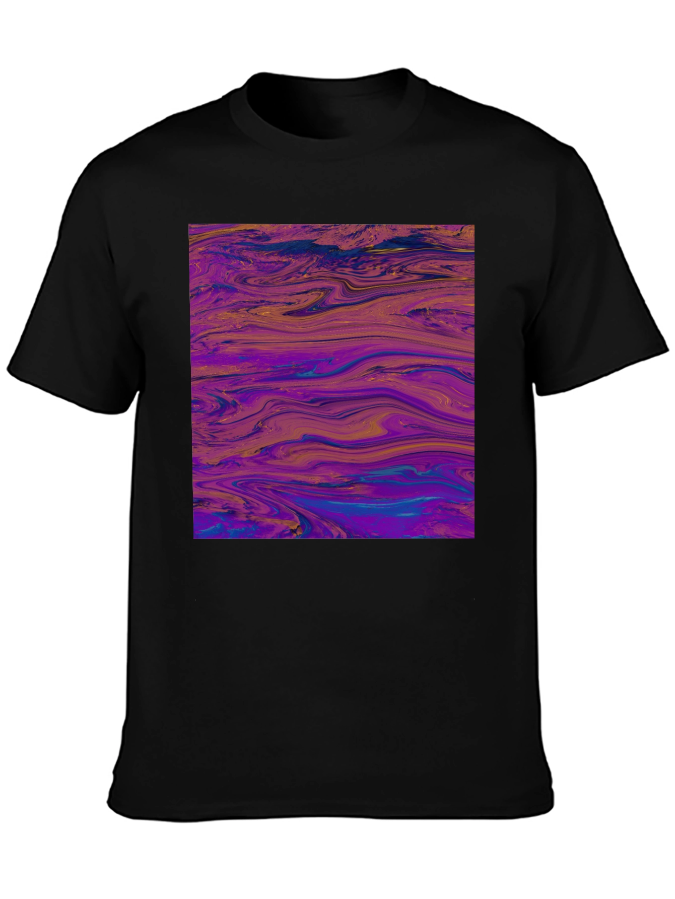 Abstract Swirl Art Graphic Tee