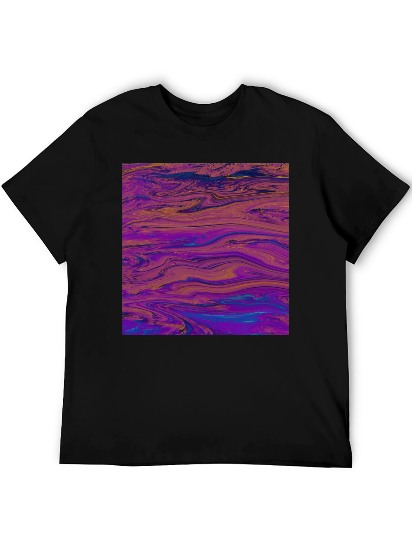 Abstract Swirl Art Graphic Tee