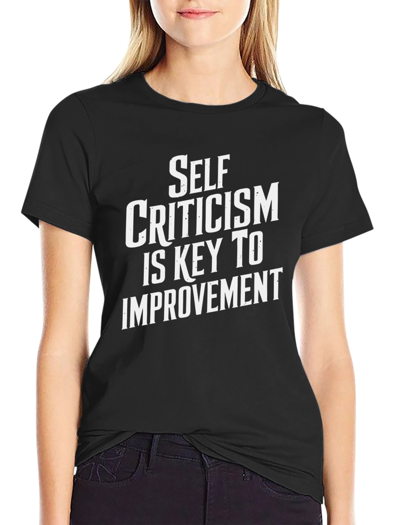 Self Criticism T-Shirt - Key to Improvement!