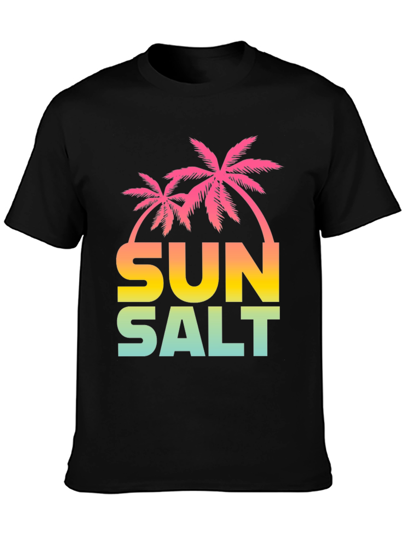 Sun Salt Palm Graphic Tee - Summer Vibes