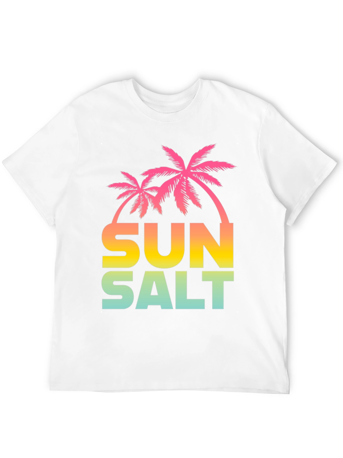 Sun Salt Palm Graphic Tee - Summer Vibes