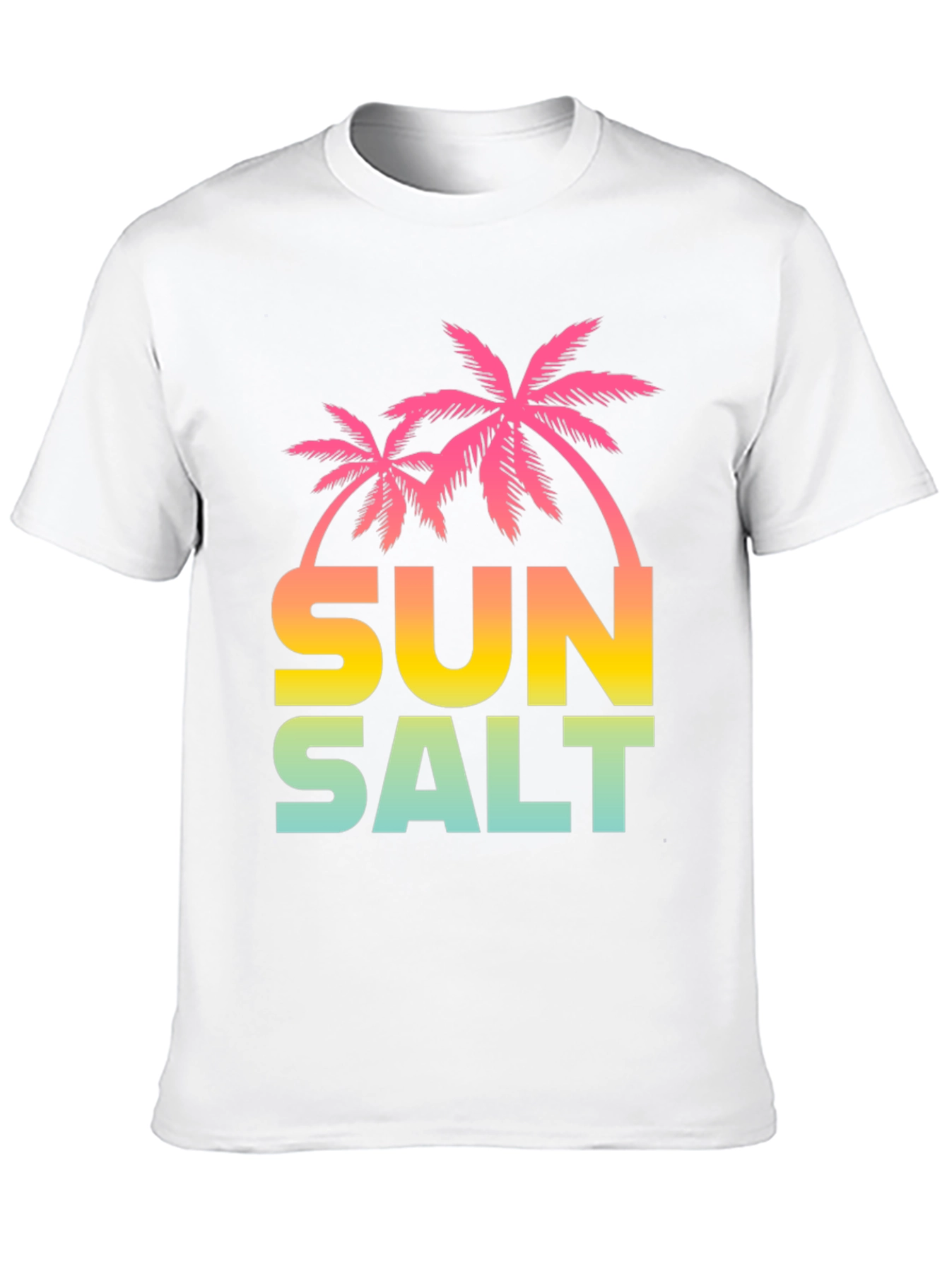 Sun Salt Palm Graphic Tee - Summer Vibes