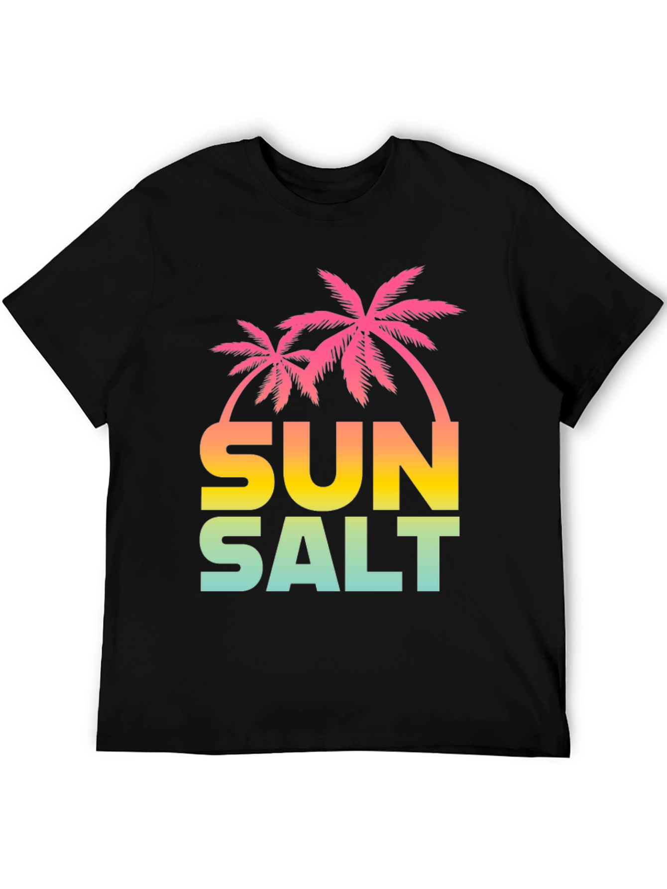 Sun Salt Palm Graphic Tee - Summer Vibes