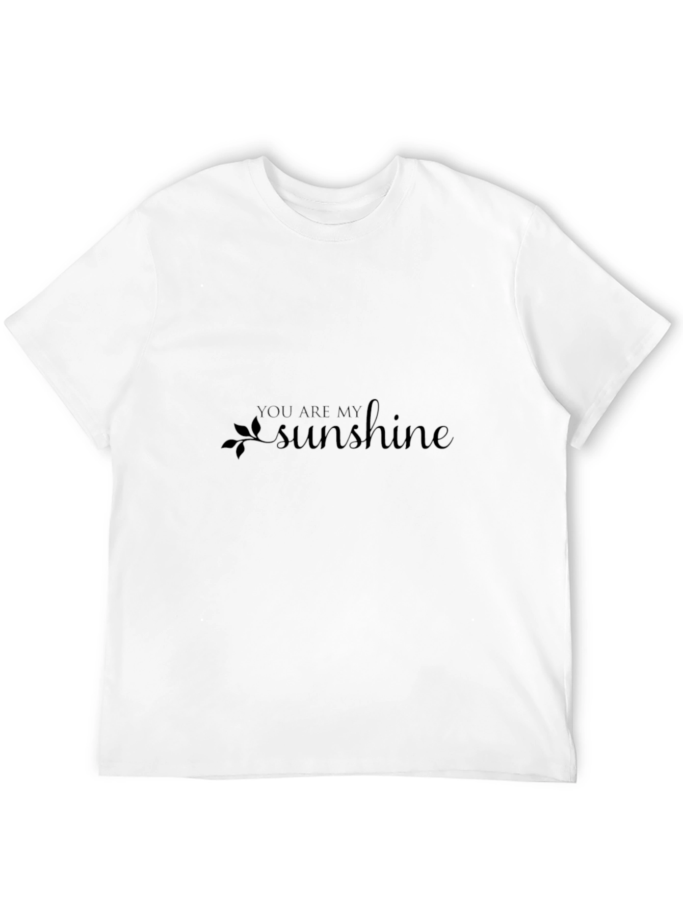 You Are My Sunshine Black T-Shirt
