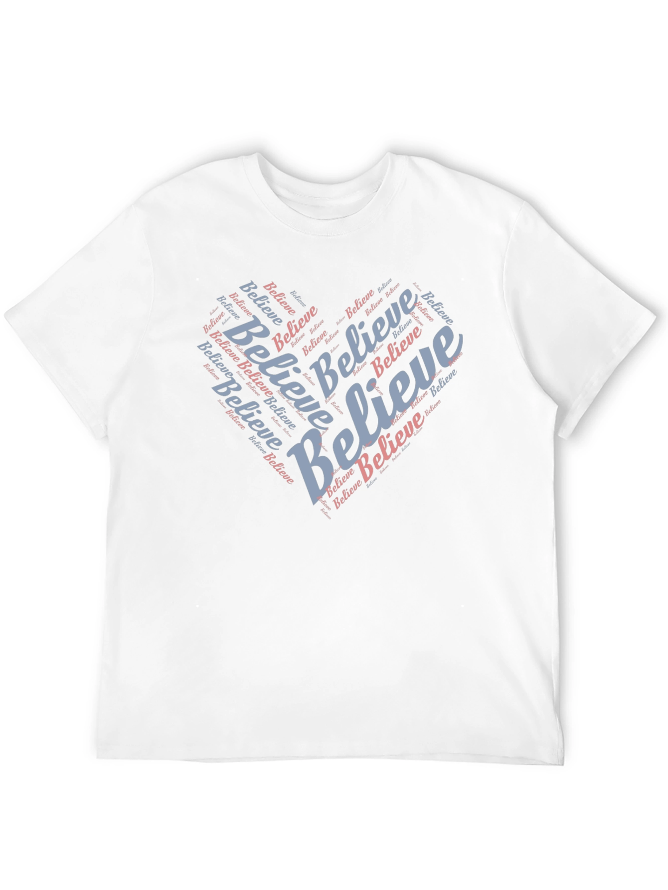 Believe Heart Graphic Tee - Black
