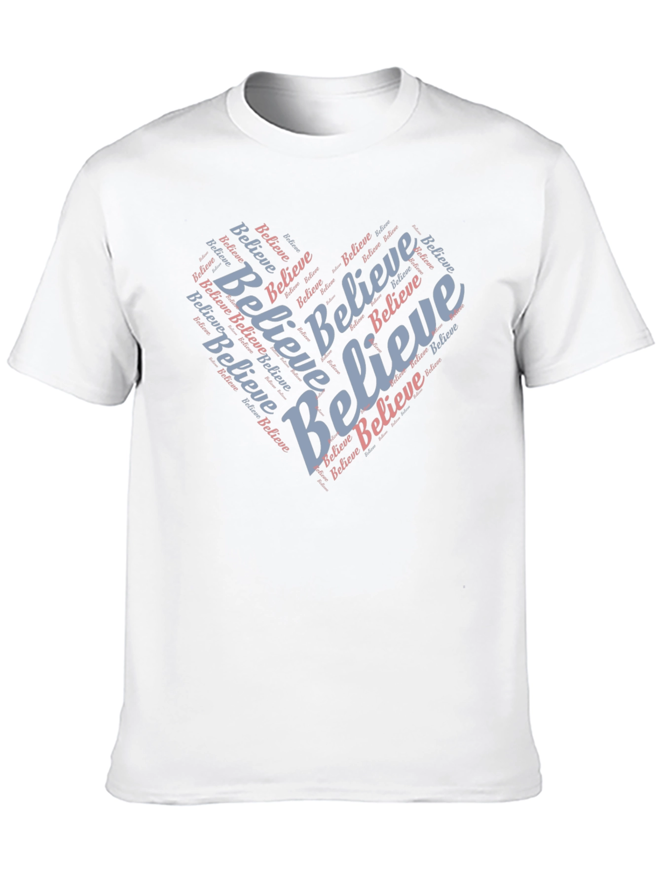 Believe Heart Graphic Tee - Black