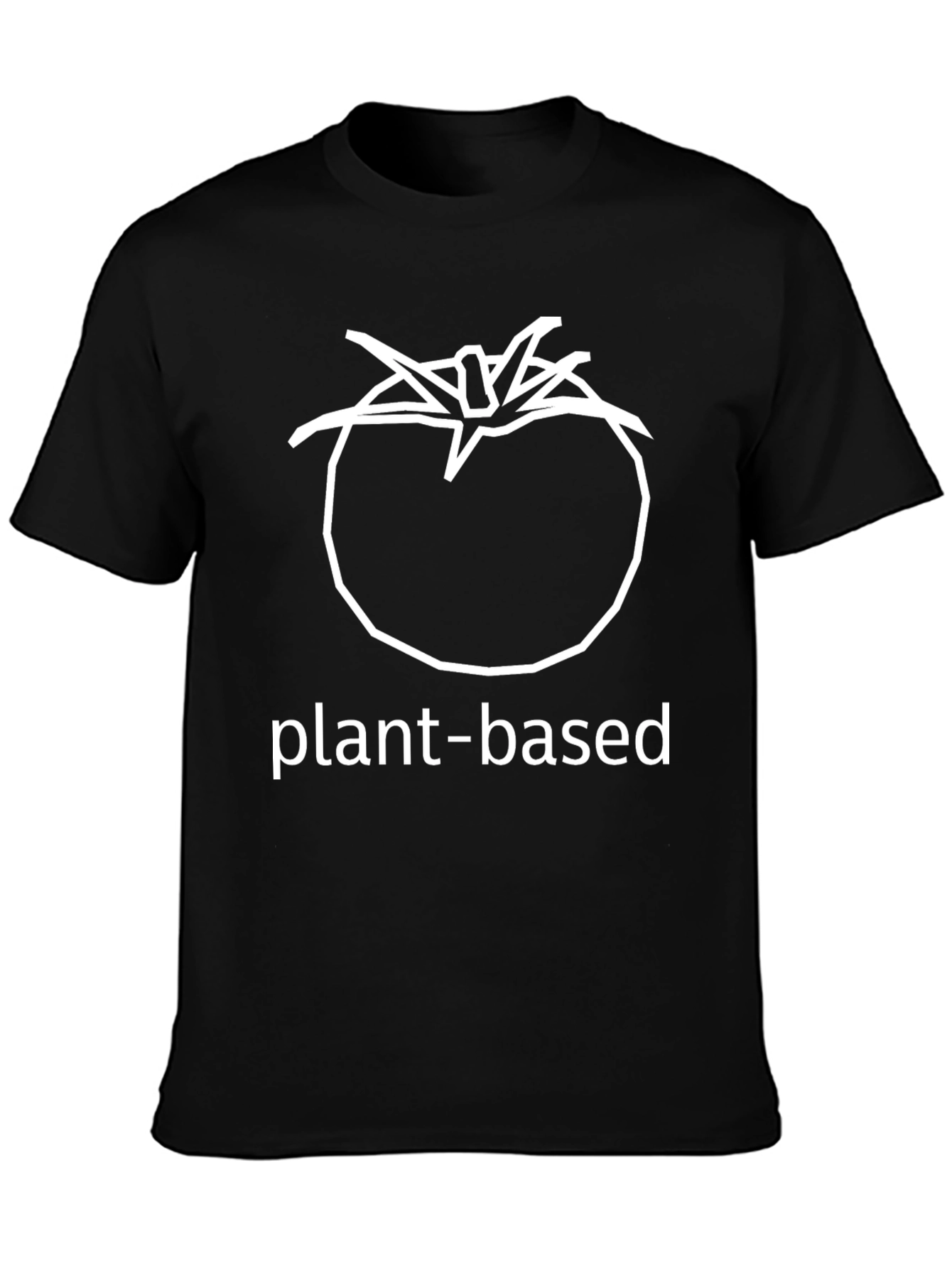 Plant-Based Black Graphic T-Shirt