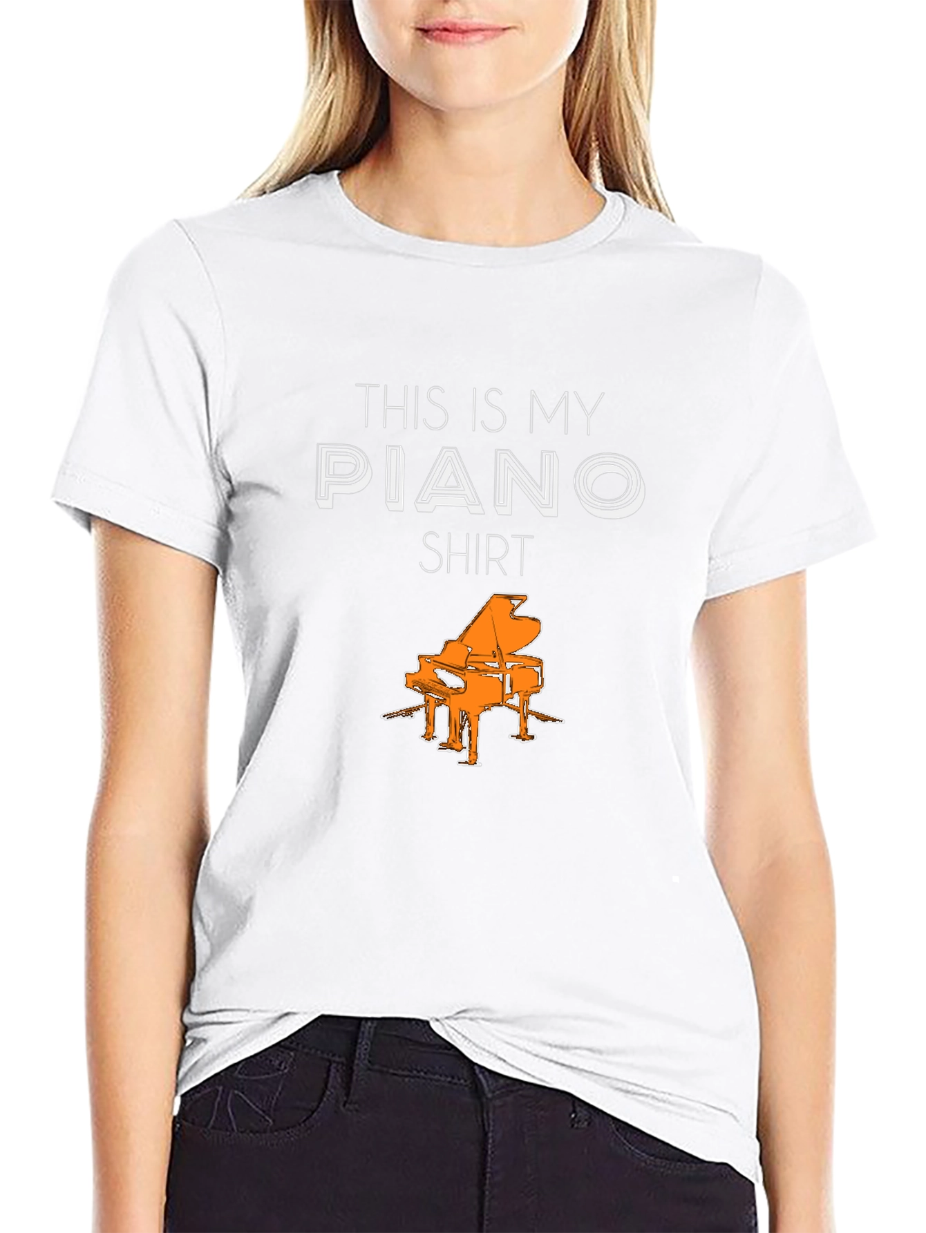 This Is My Piano Shirt - Musician Tee