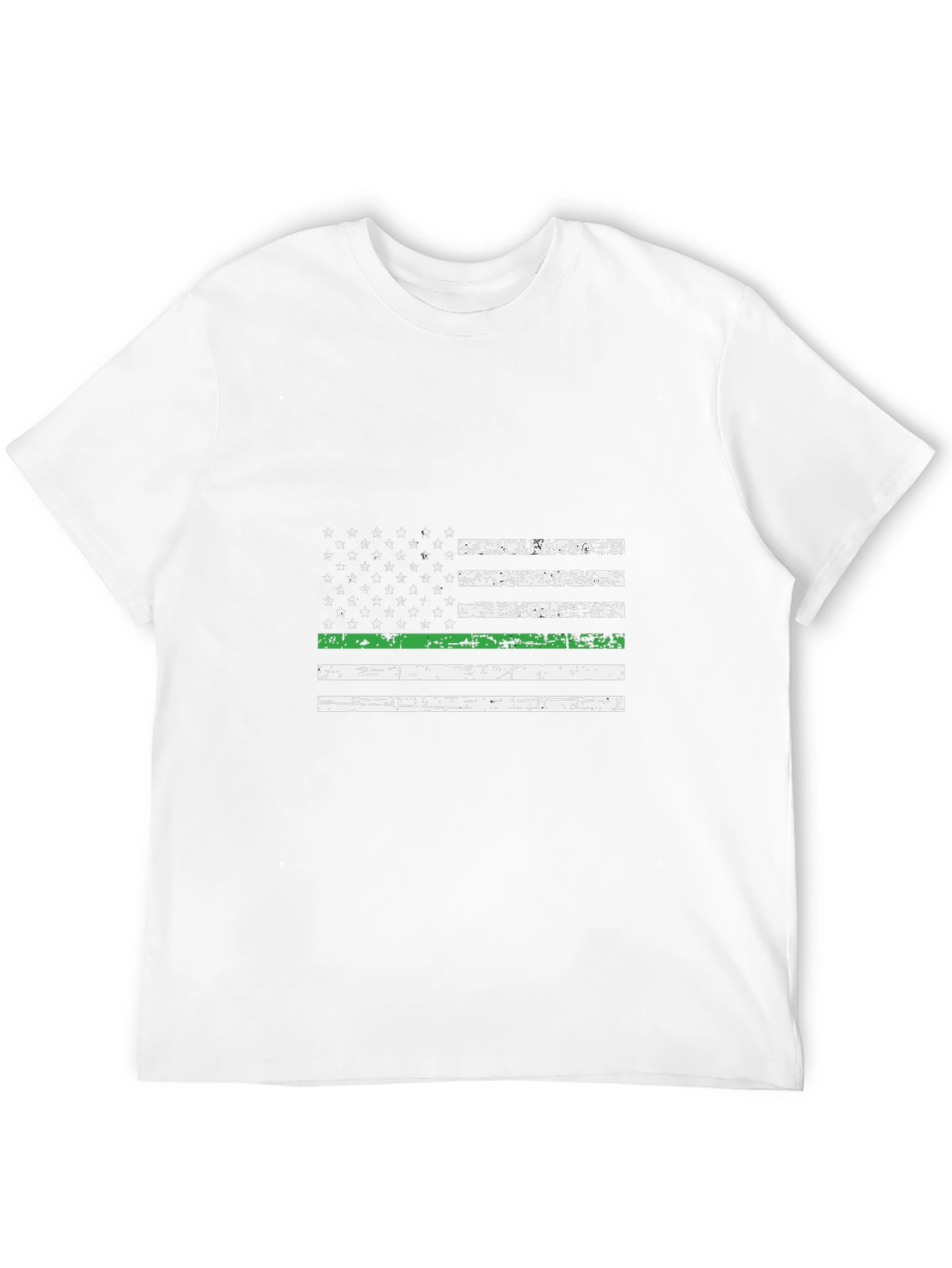 Thin Green Line American Flag Tee