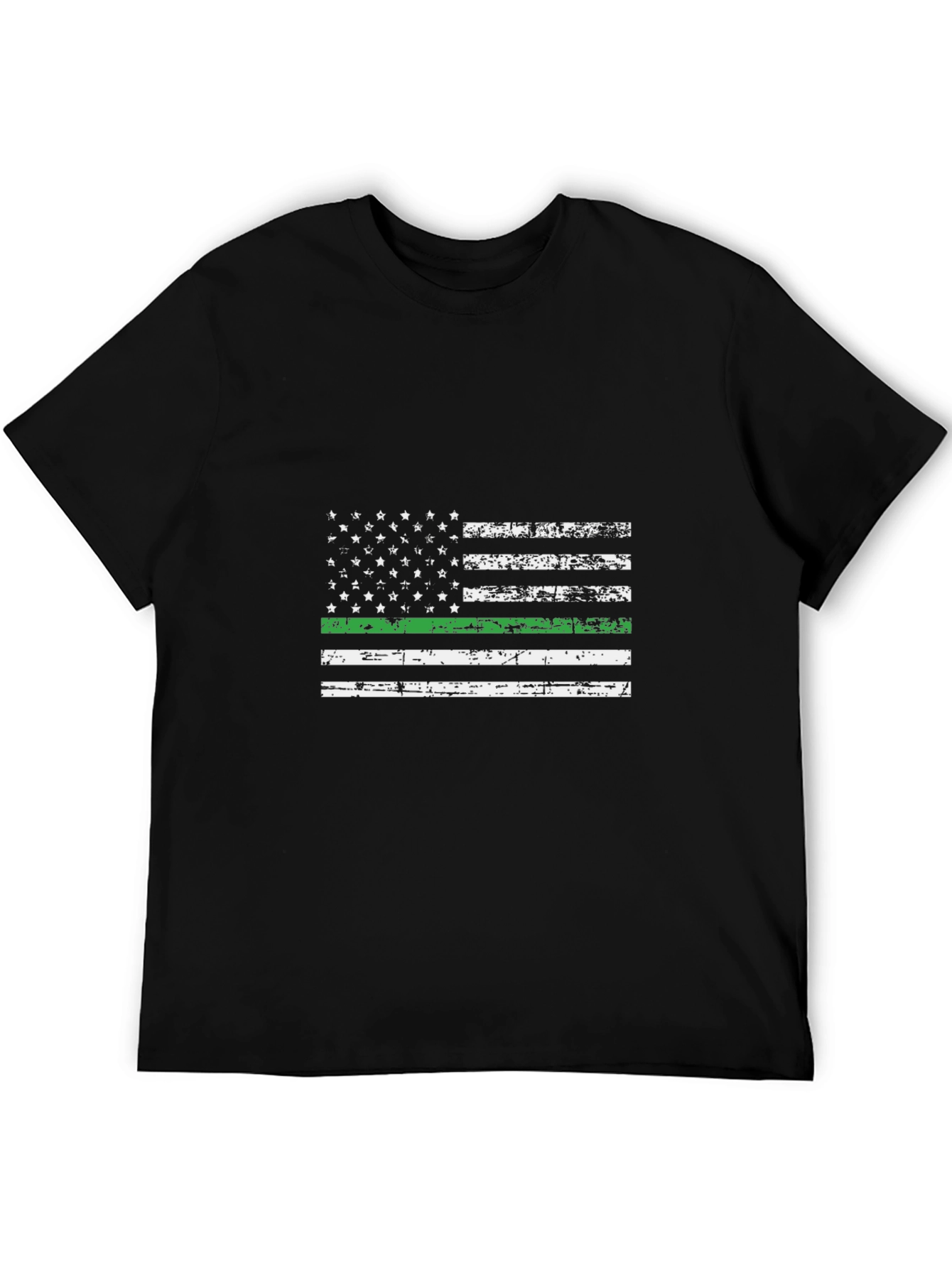 Thin Green Line American Flag Tee