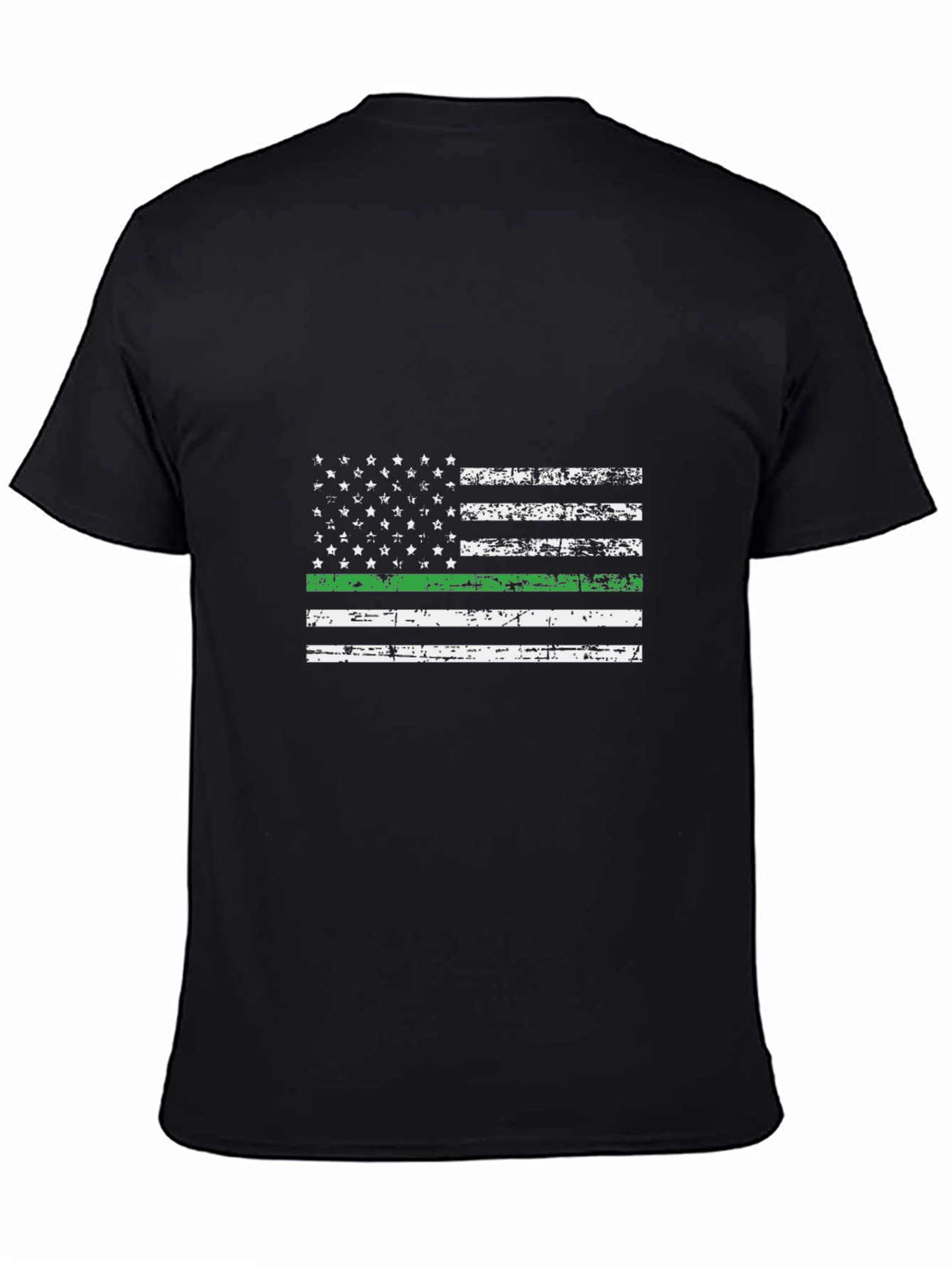Thin Green Line American Flag Tee