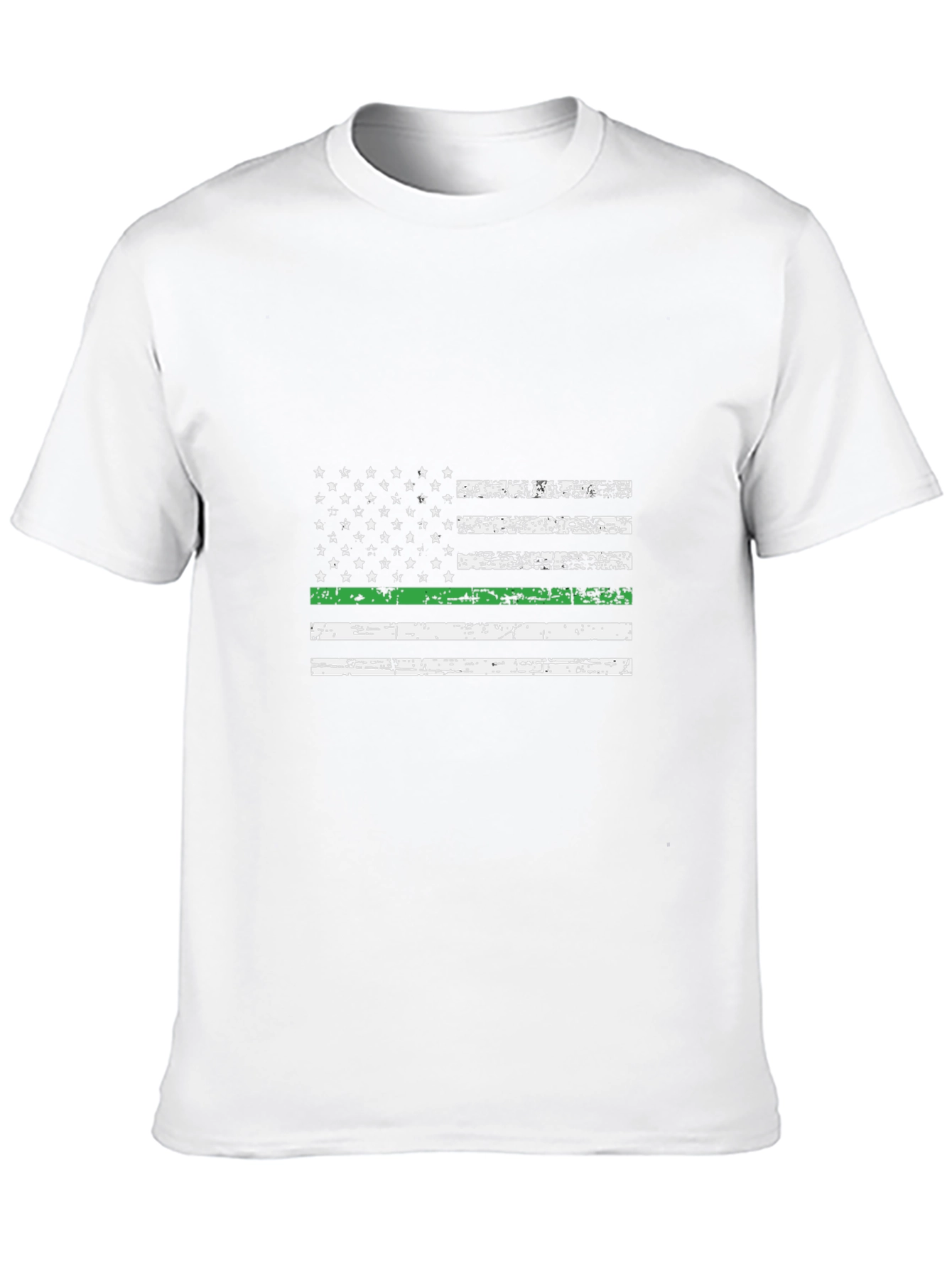 Thin Green Line American Flag Tee