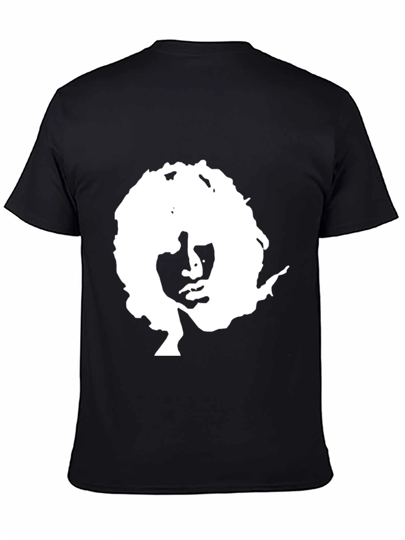 Retro Silhouette Graphic Black T-Shirt
