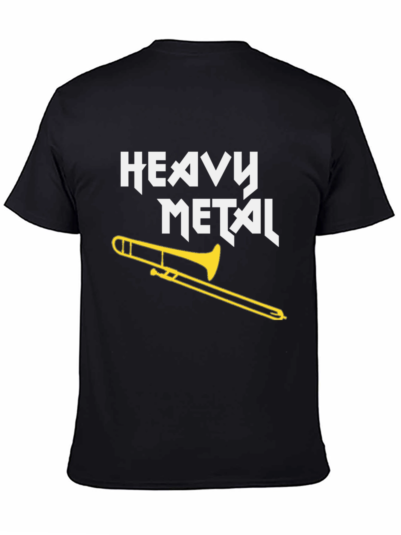 Heavy Metal Trombone T-Shirt - Black