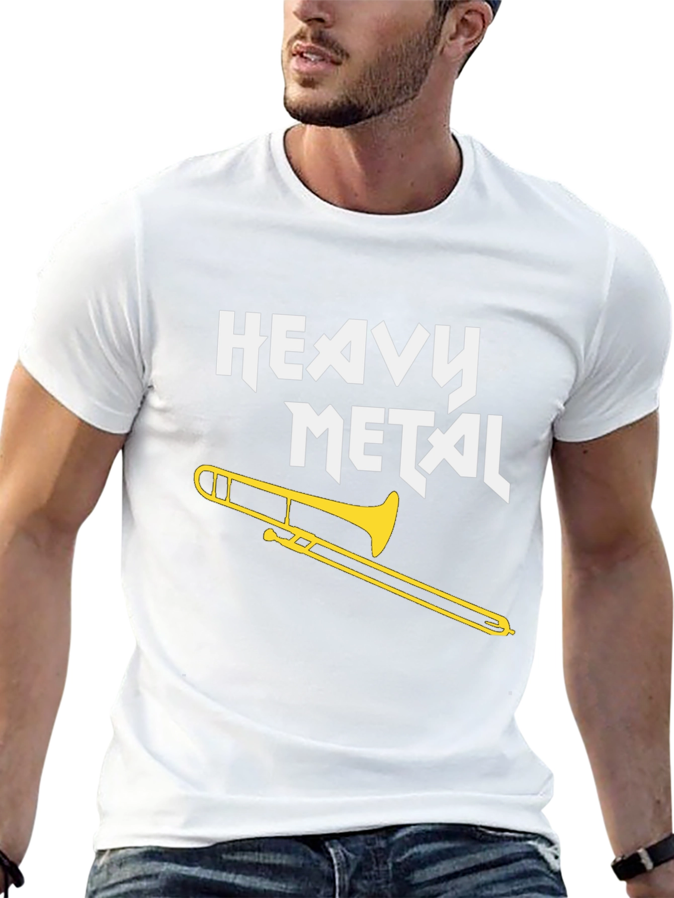 Heavy Metal Trombone T-Shirt - Black
