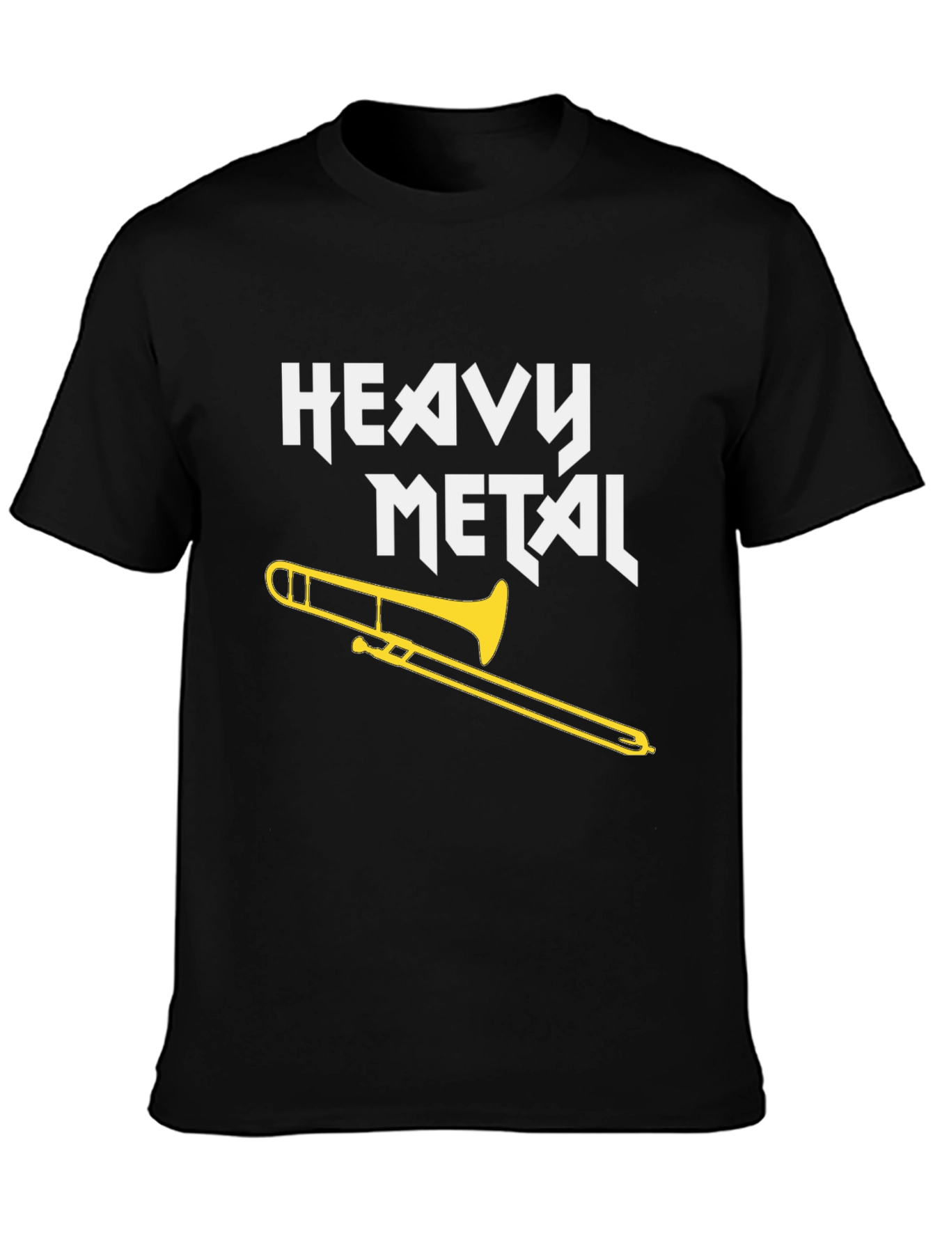 Heavy Metal Trombone T-Shirt - Black