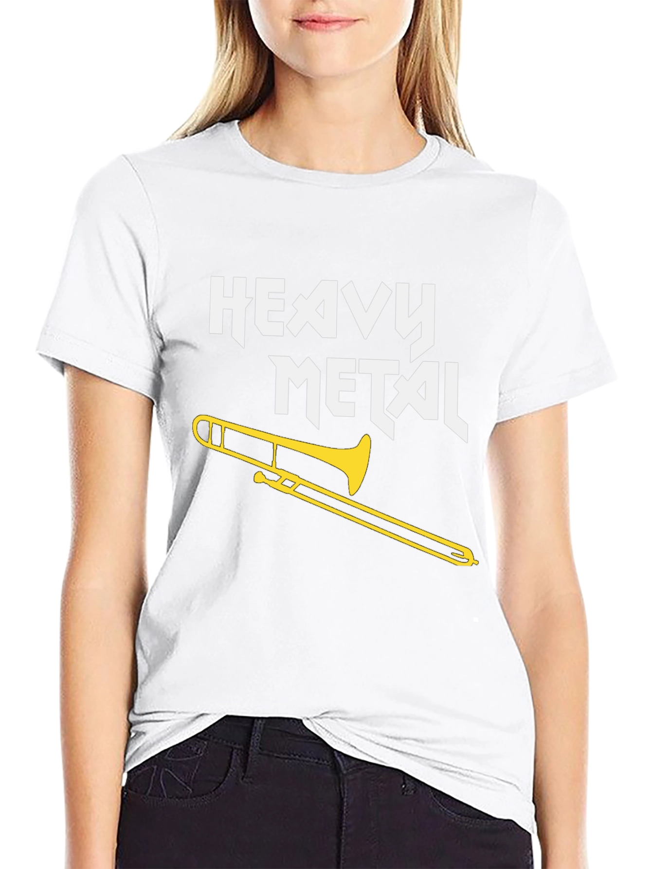 Heavy Metal Trombone T-Shirt - Black