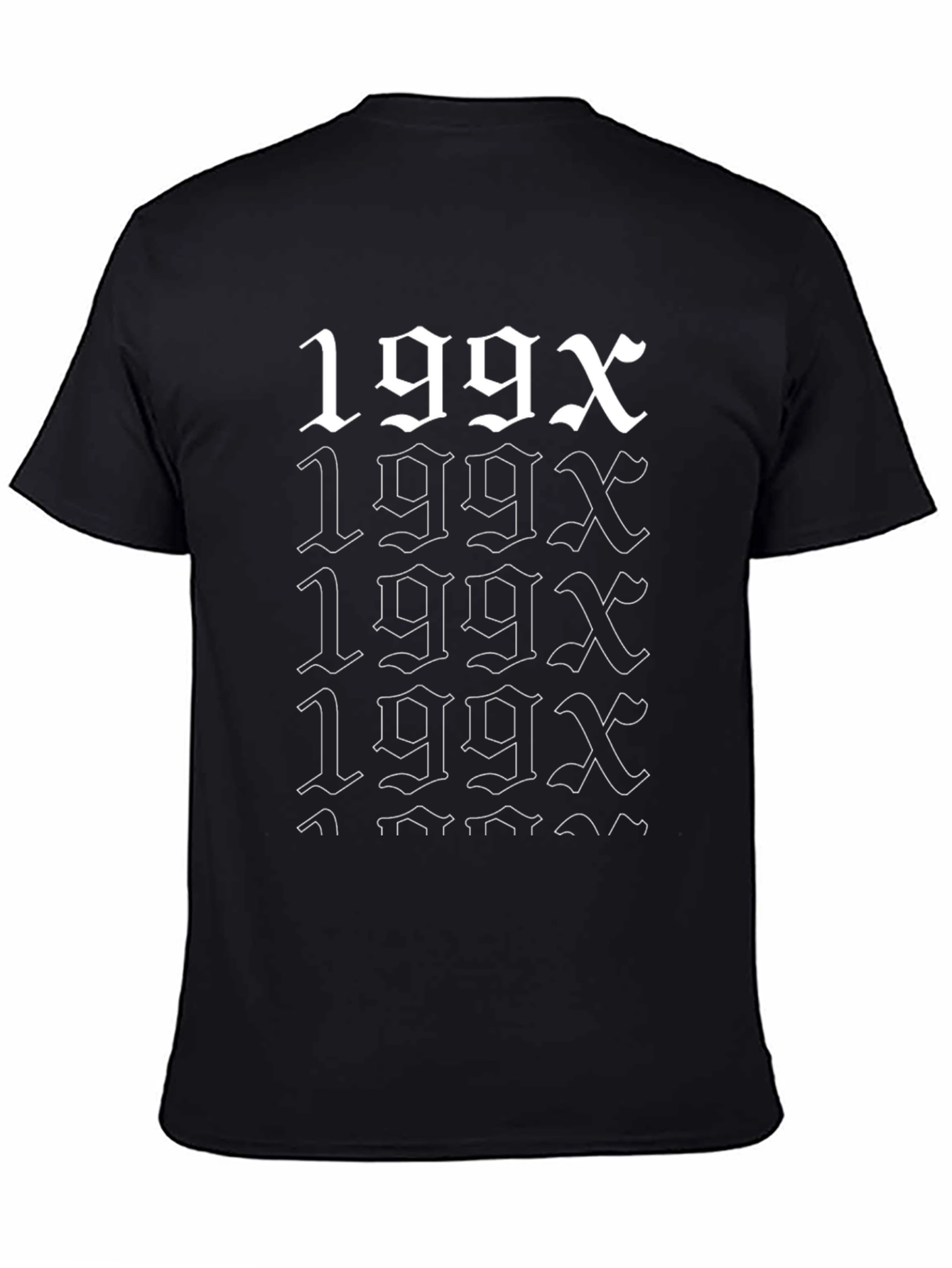 Retro 199X Graphic Tee - Black