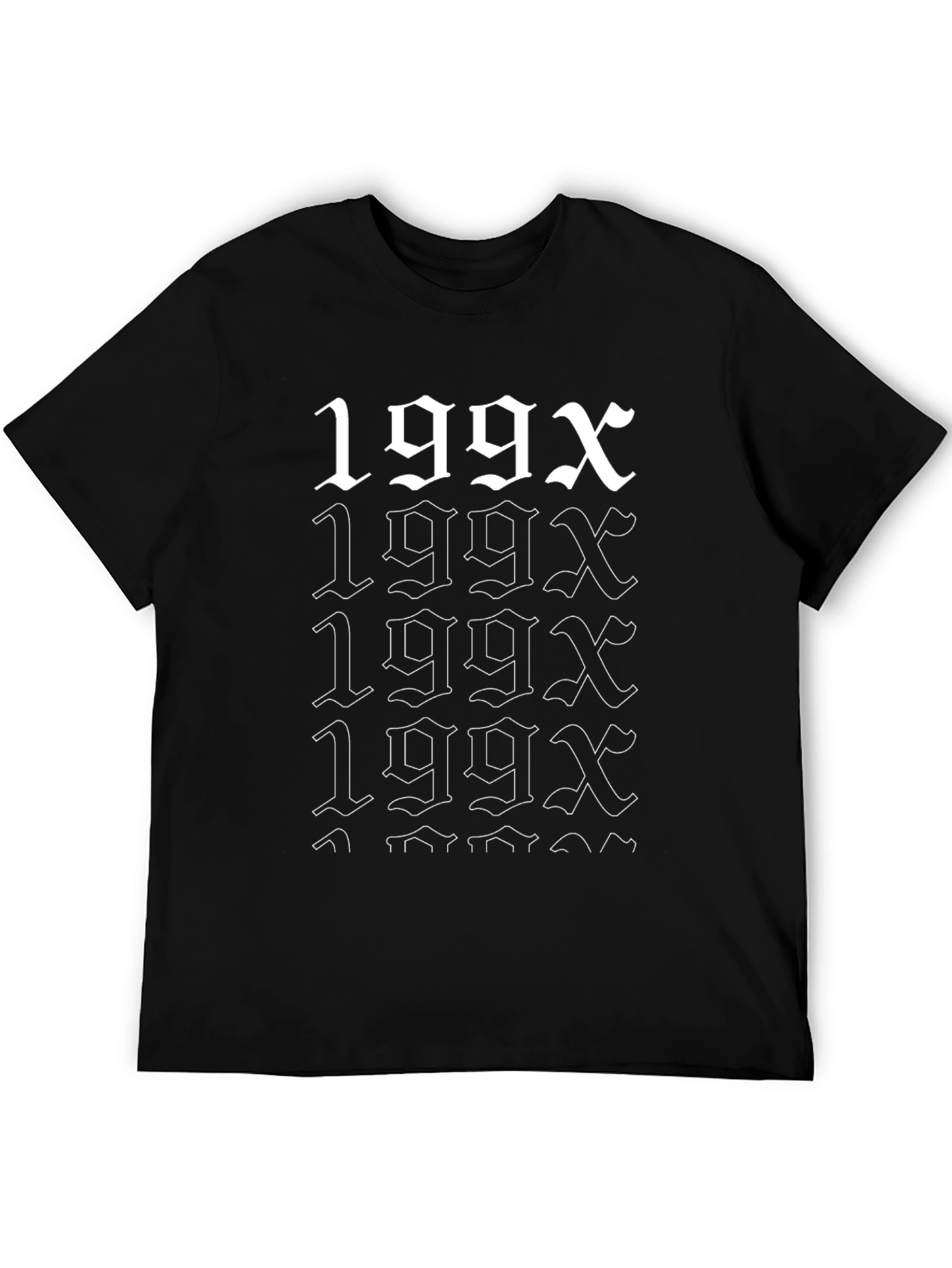Retro 199X Graphic Tee - Black