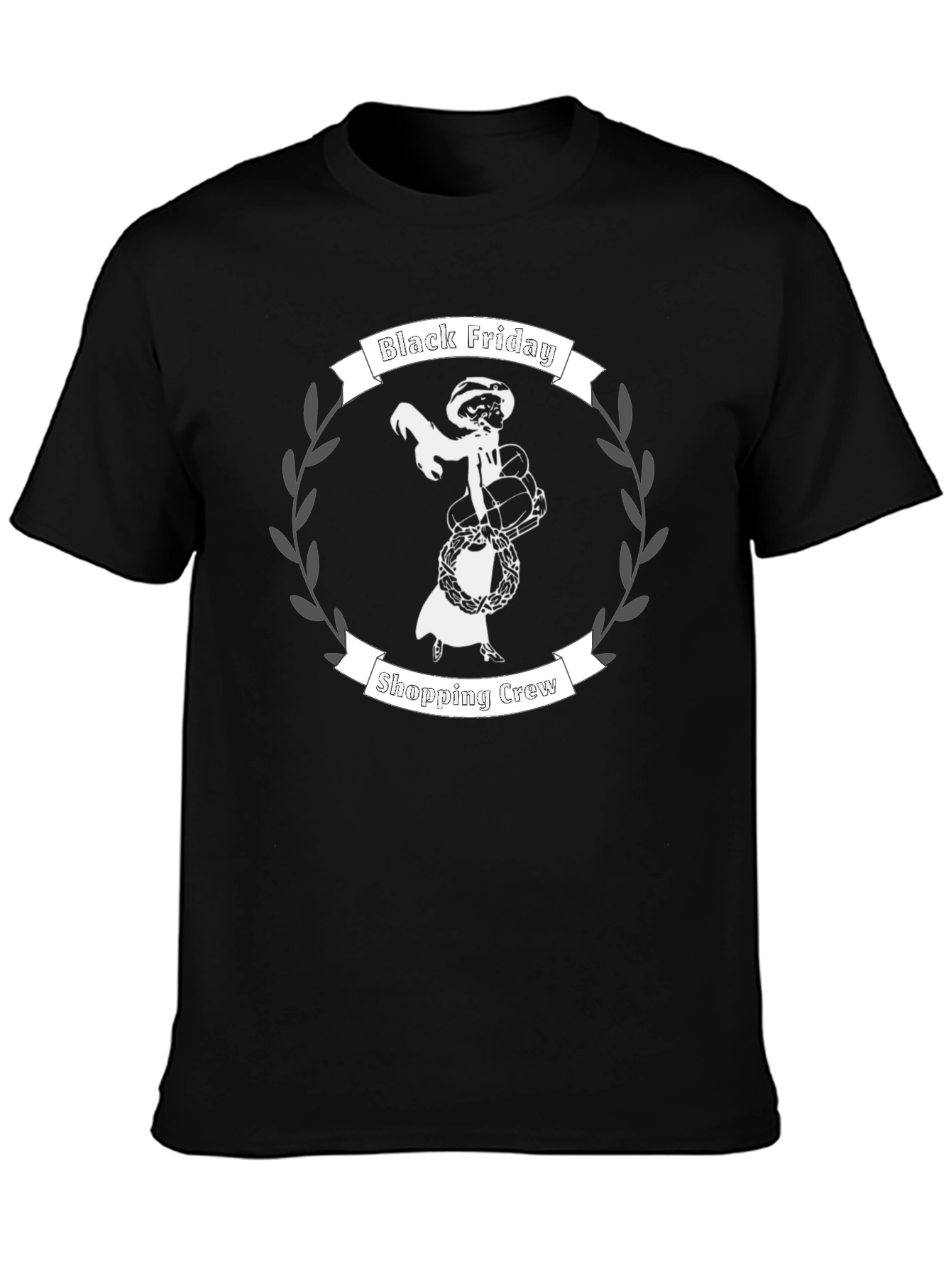 Black Friday Shopping Crew Graphic Tee