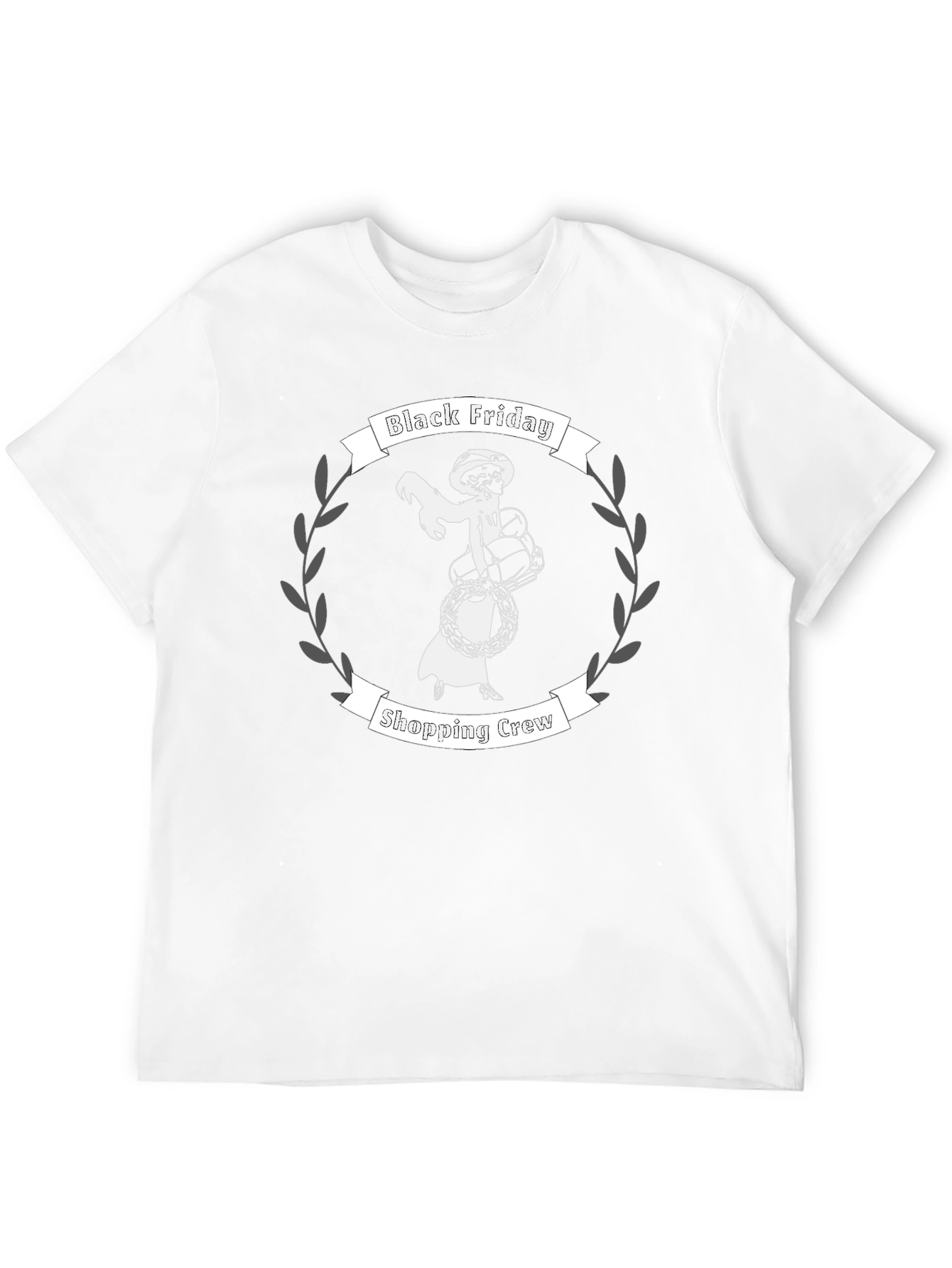 Black Friday Shopping Crew Graphic Tee