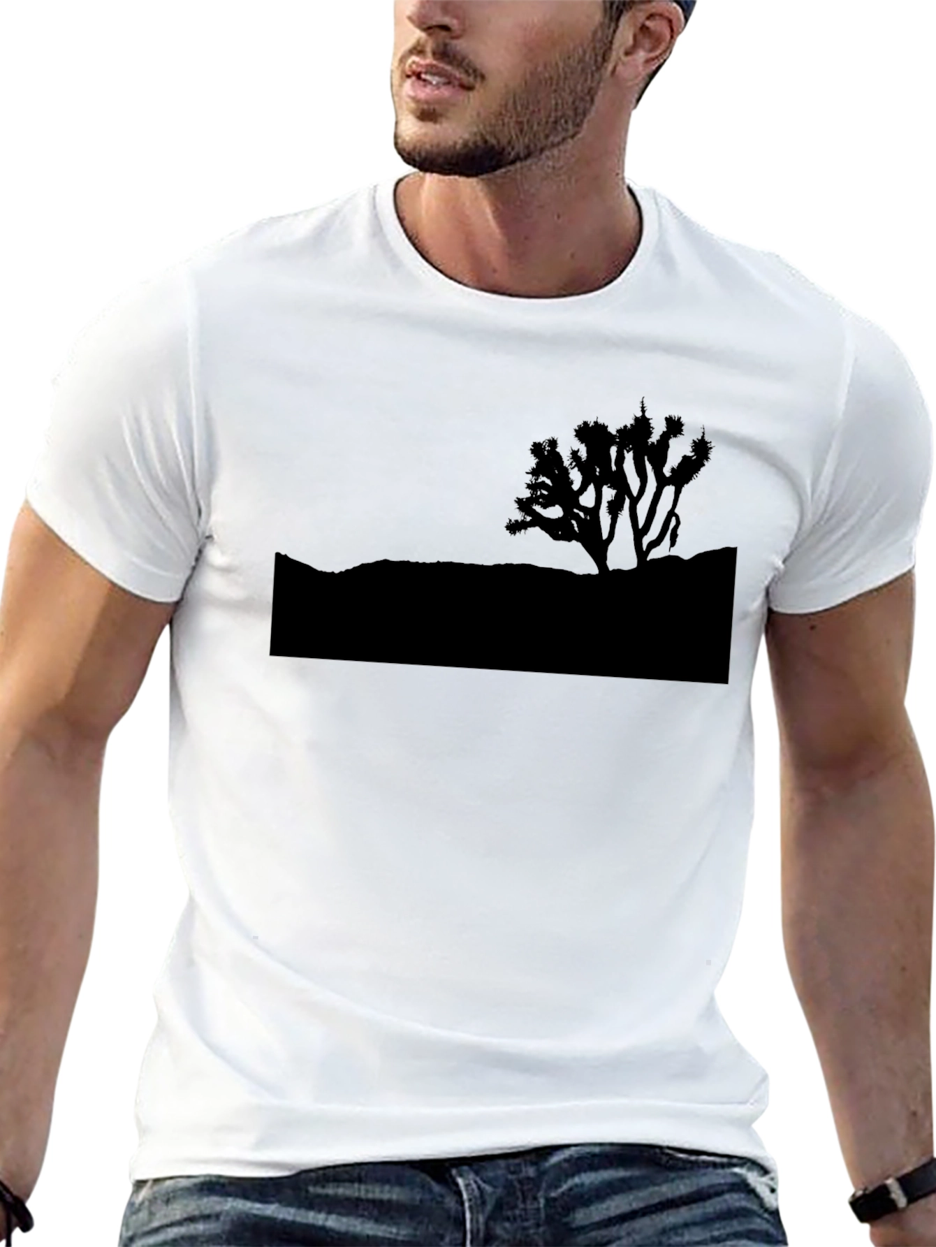 Desert Silhouette T-Shirt - Black