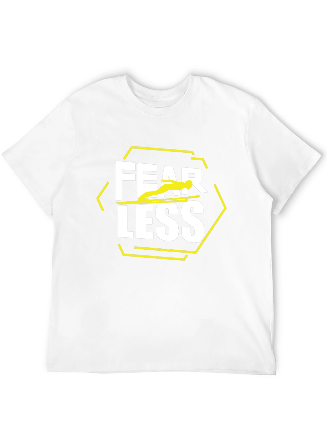 Fearless Graphic Tee - Black Cotton Blend