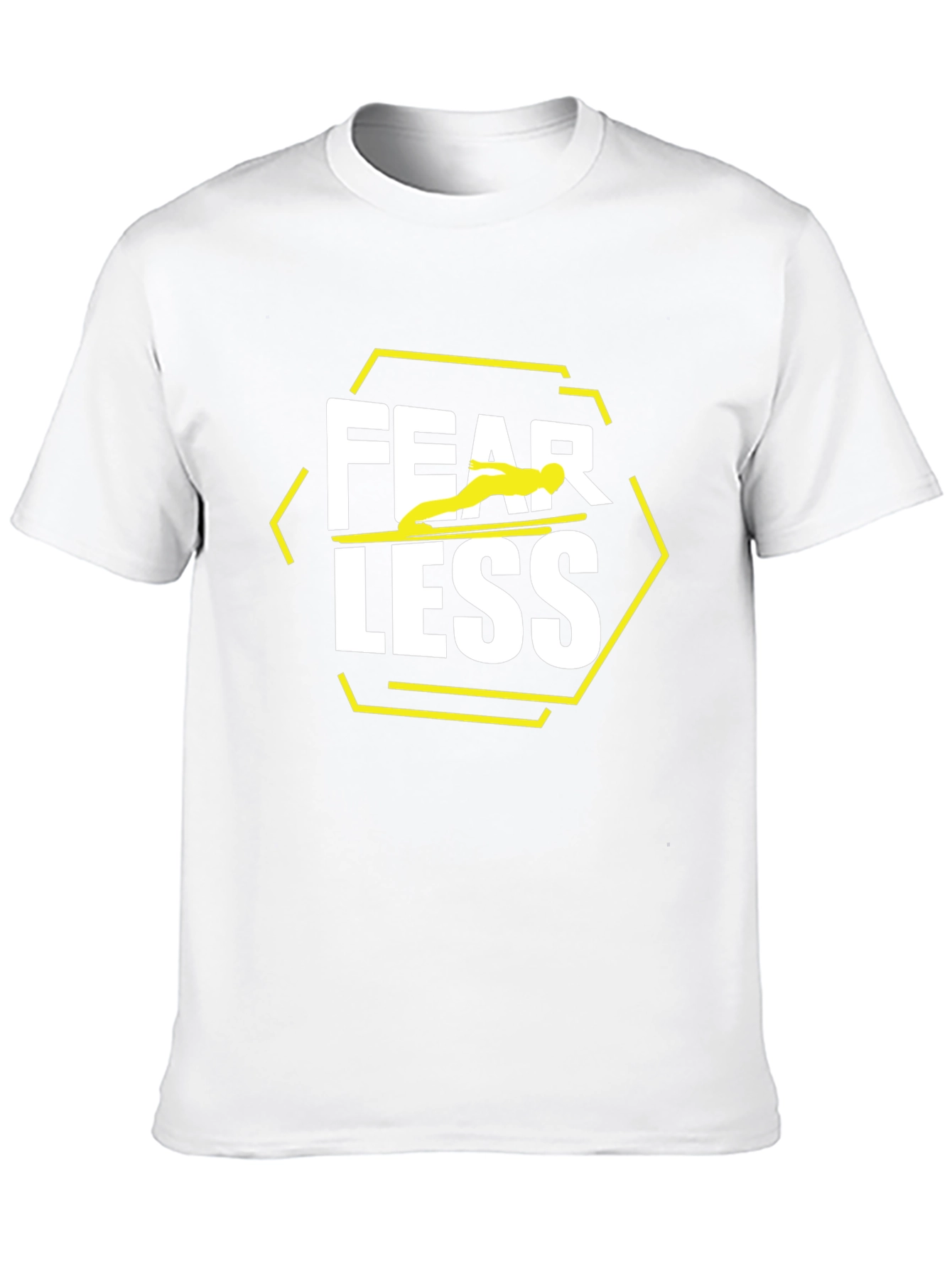 Fearless Graphic Tee - Black Cotton Blend