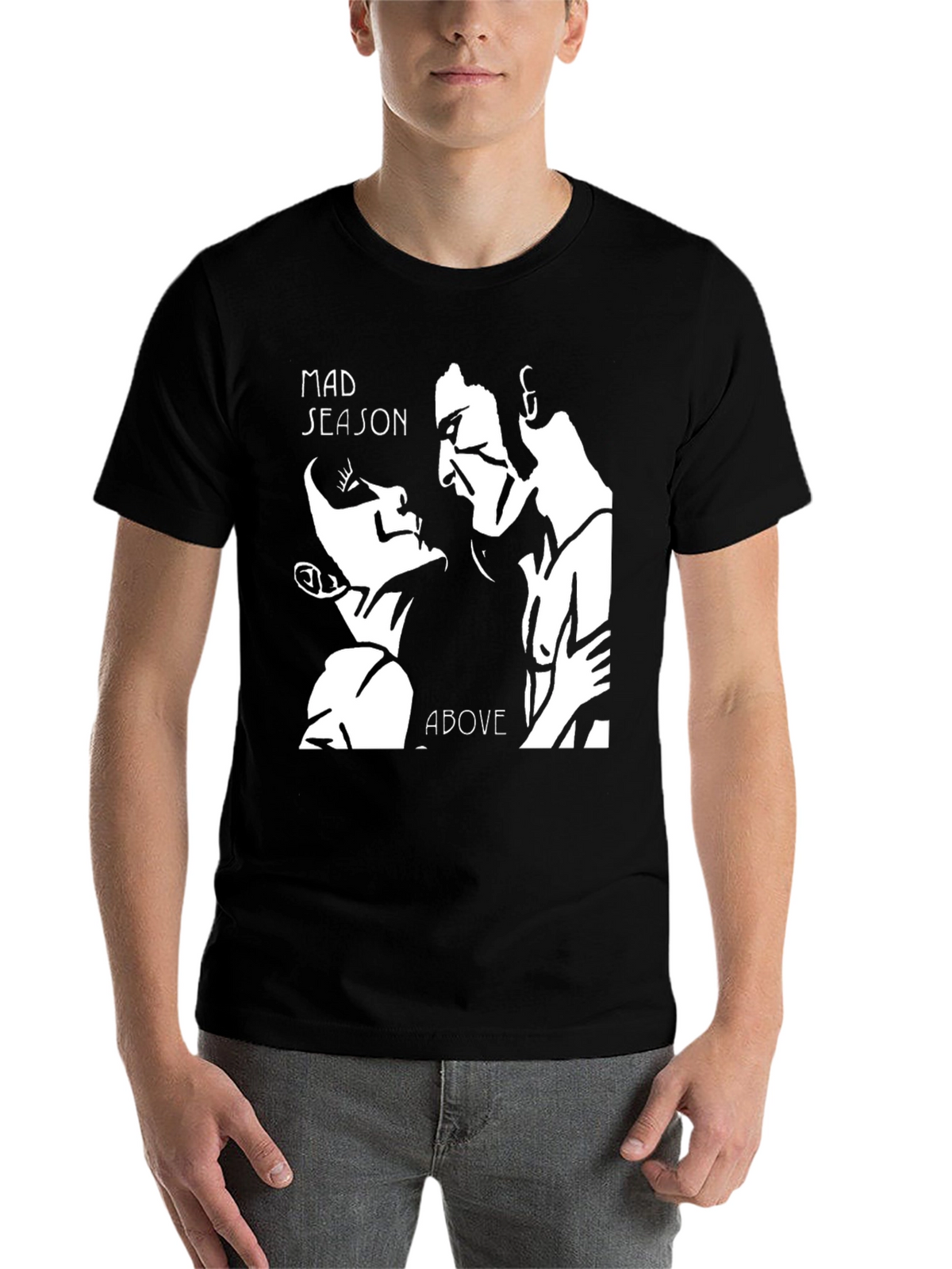 Mad Season Above Black Graphic Tee
