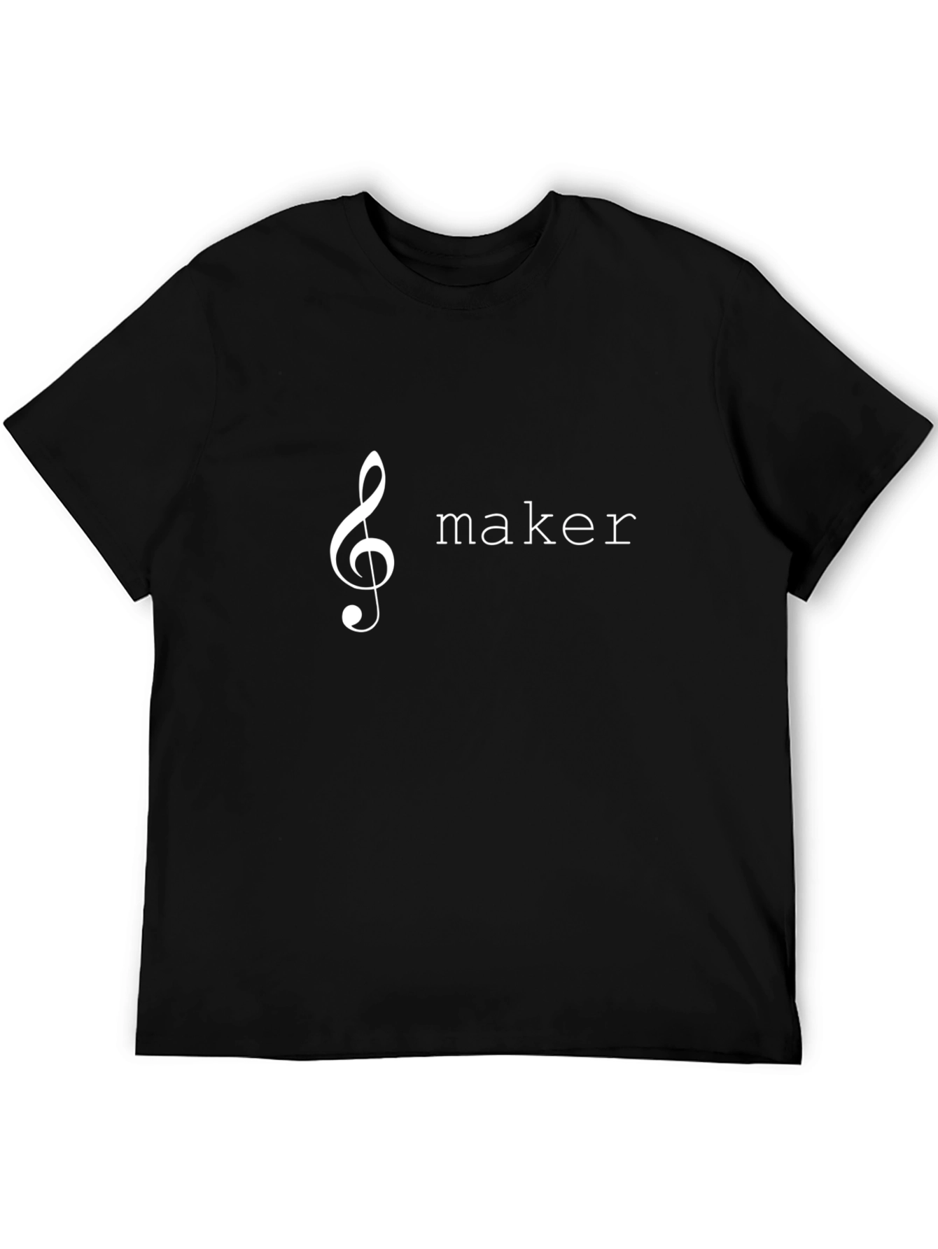 Music Maker T-Shirt - Stylish Treble Clef Design