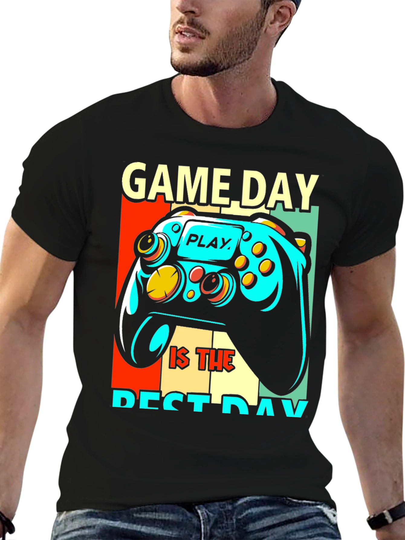 Game Day Controller Graphic T-Shirt