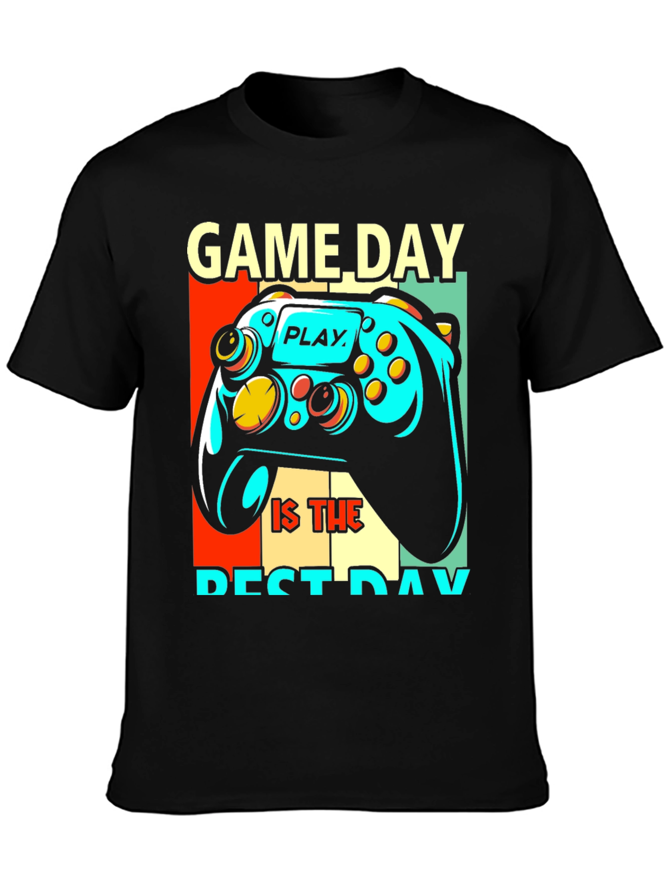 Game Day Controller Graphic T-Shirt