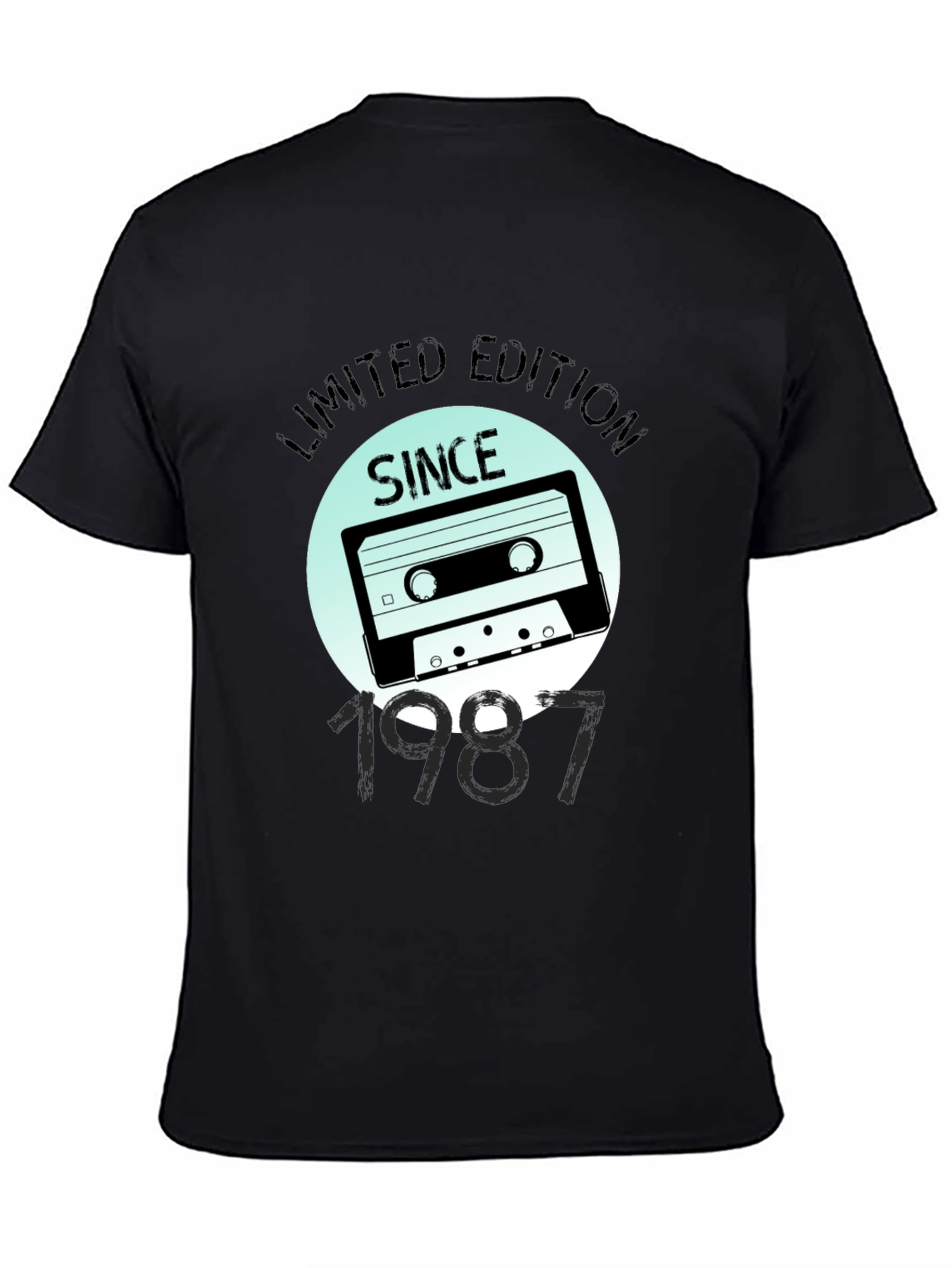 Limited Edition Since 1987 Cassette Tape Graphic T-Shirt
