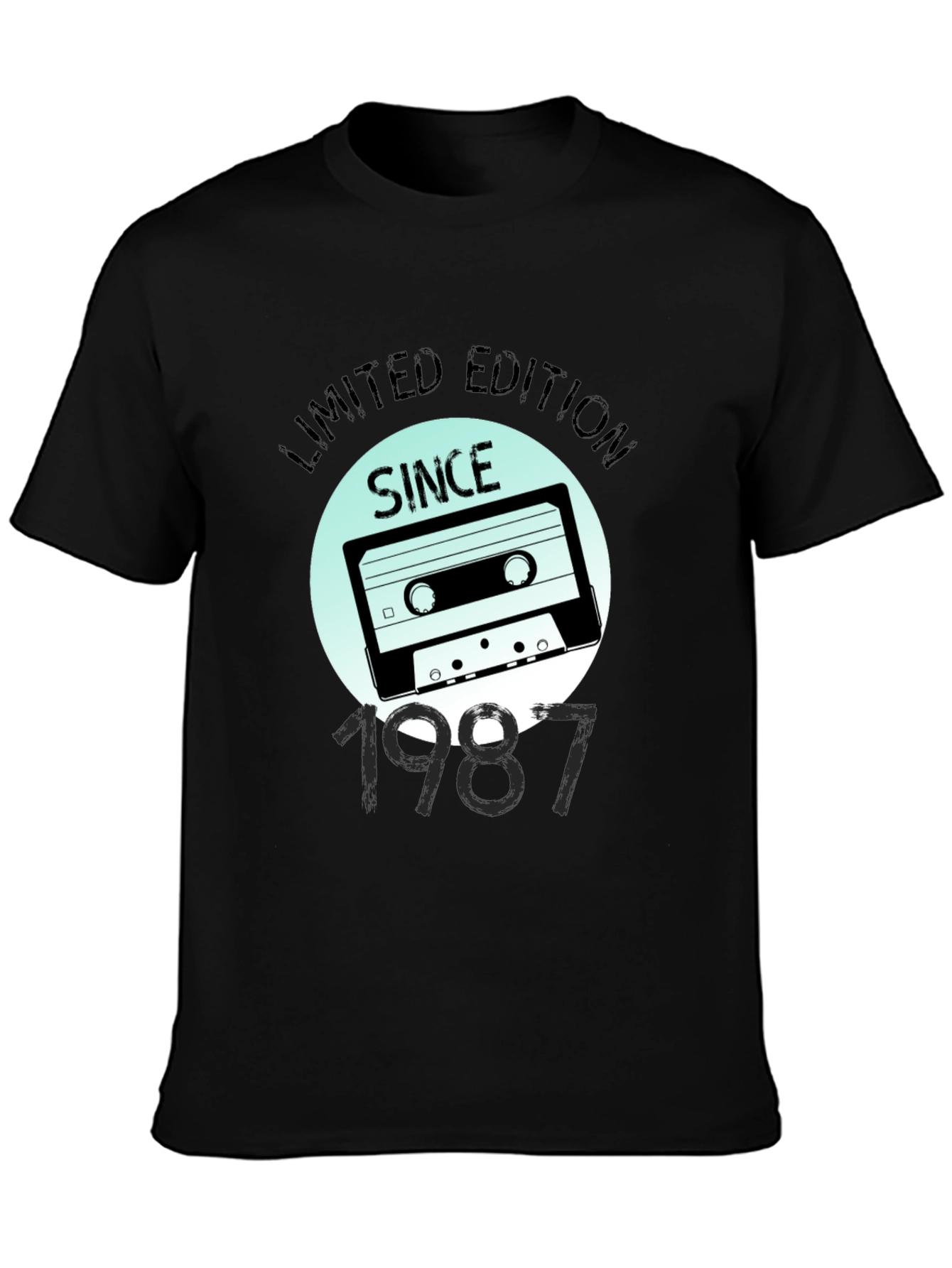 Limited Edition Since 1987 Cassette Tape Graphic T-Shirt