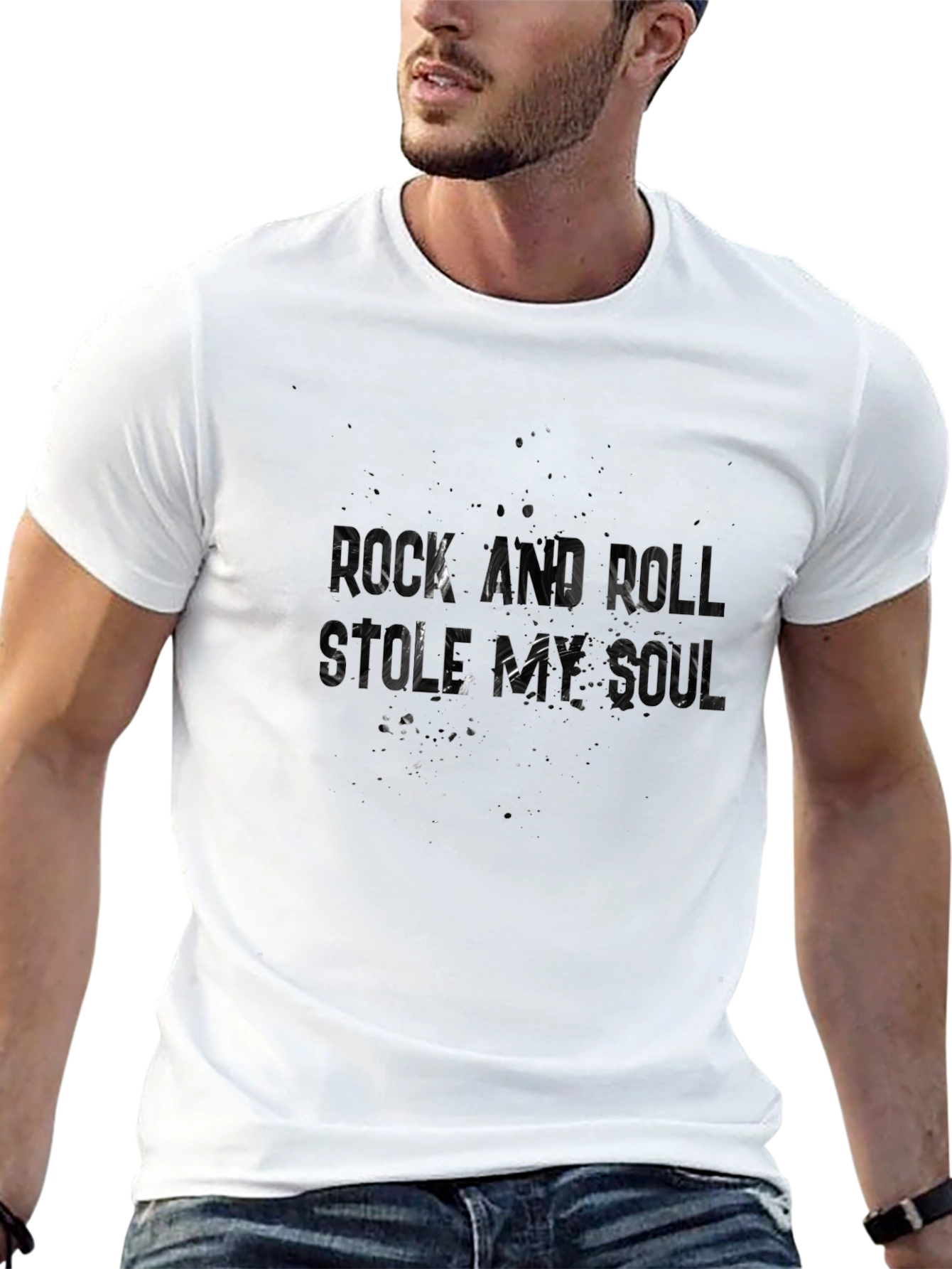 Rock and Roll Stole My Soul Black T-Shirt
