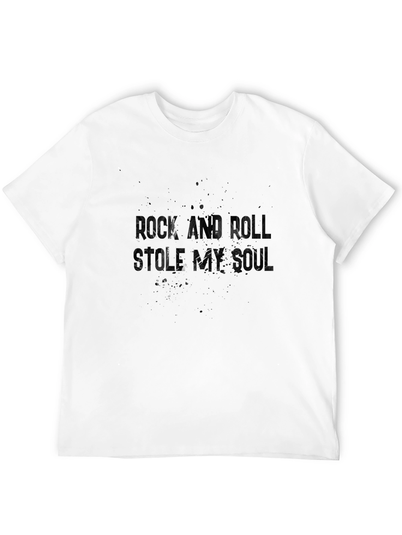 Rock and Roll Stole My Soul Black T-Shirt
