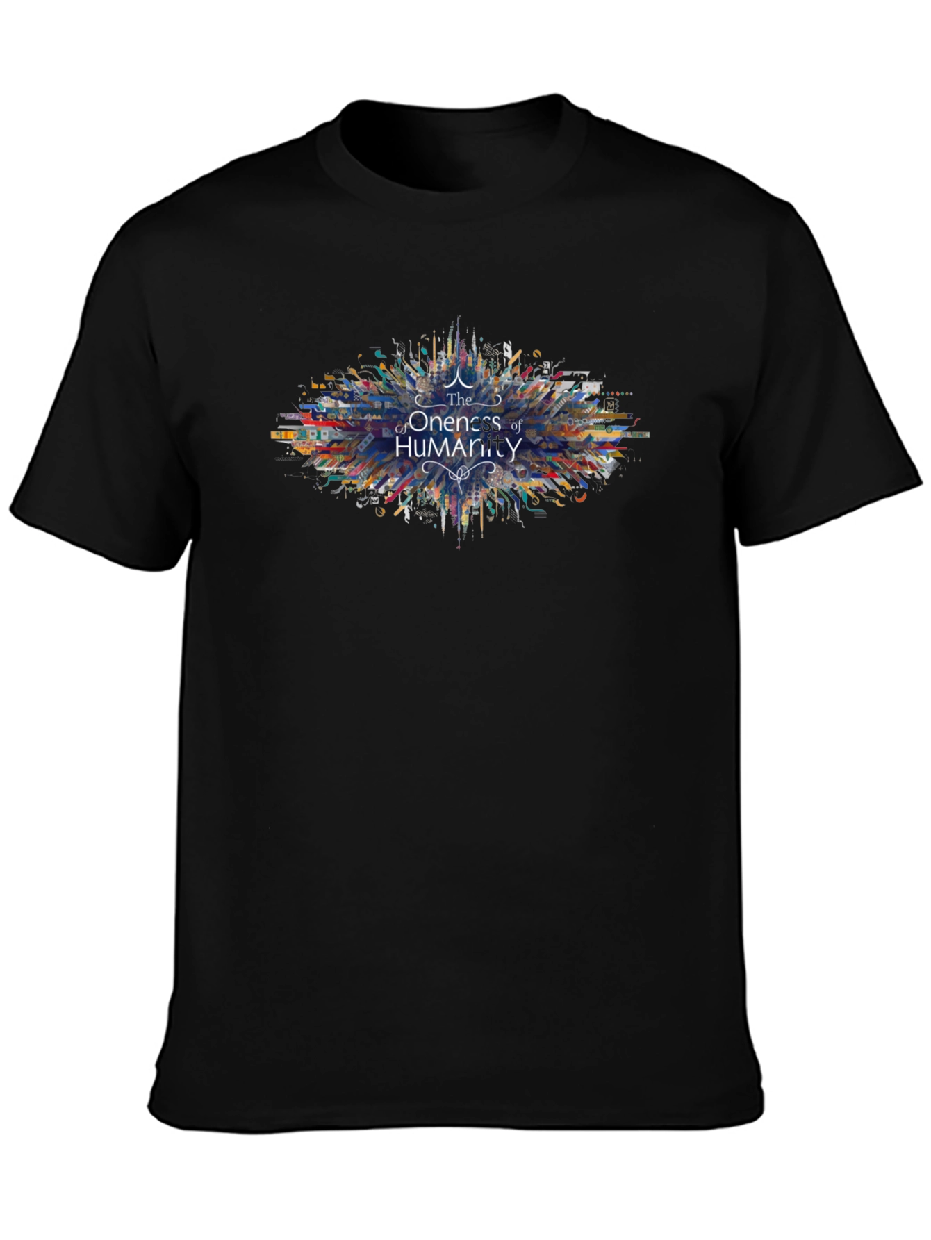 Oneness of Humanity Graphic Tee - Modern Art Design