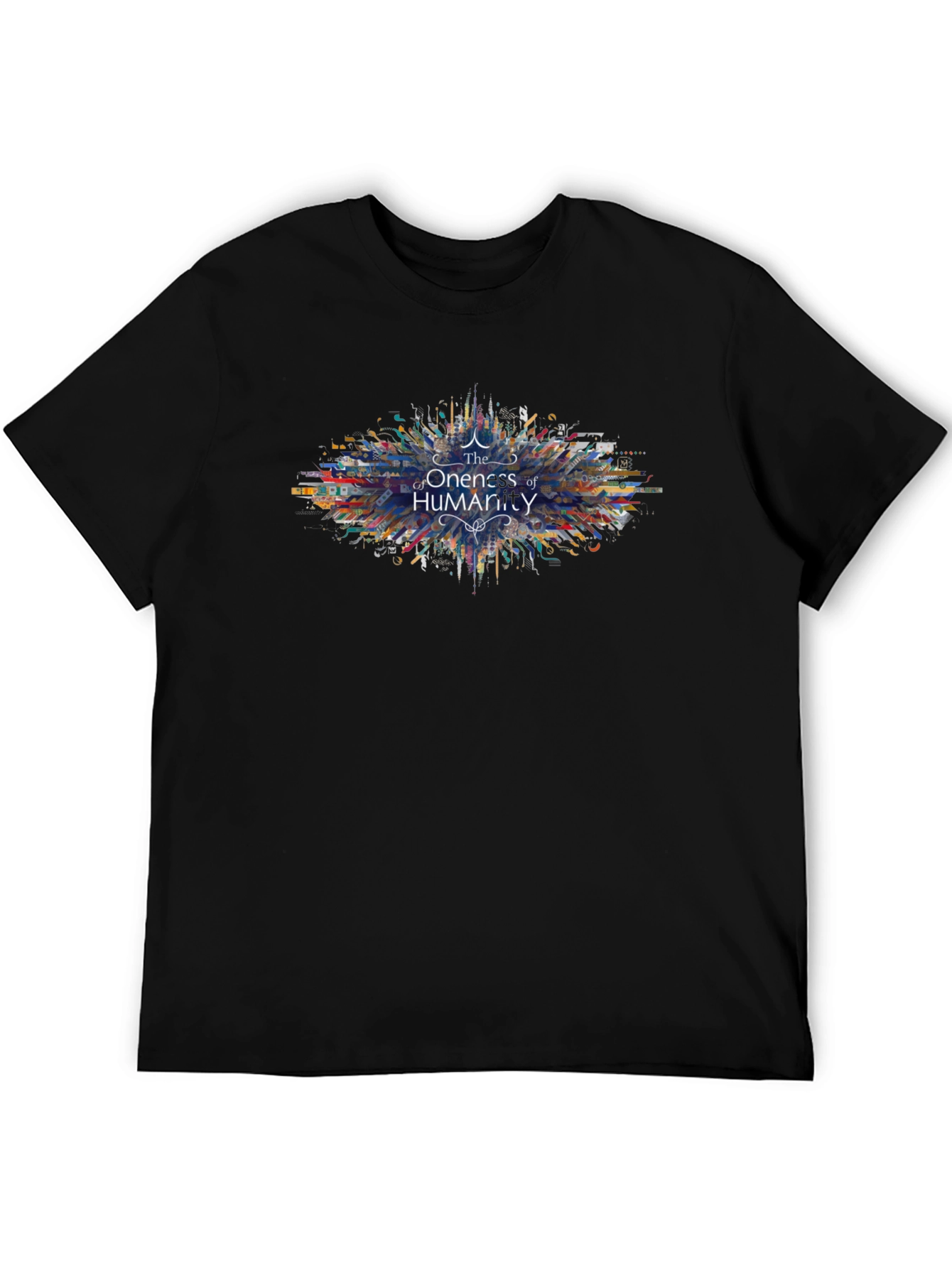 Oneness of Humanity Graphic Tee - Modern Art Design
