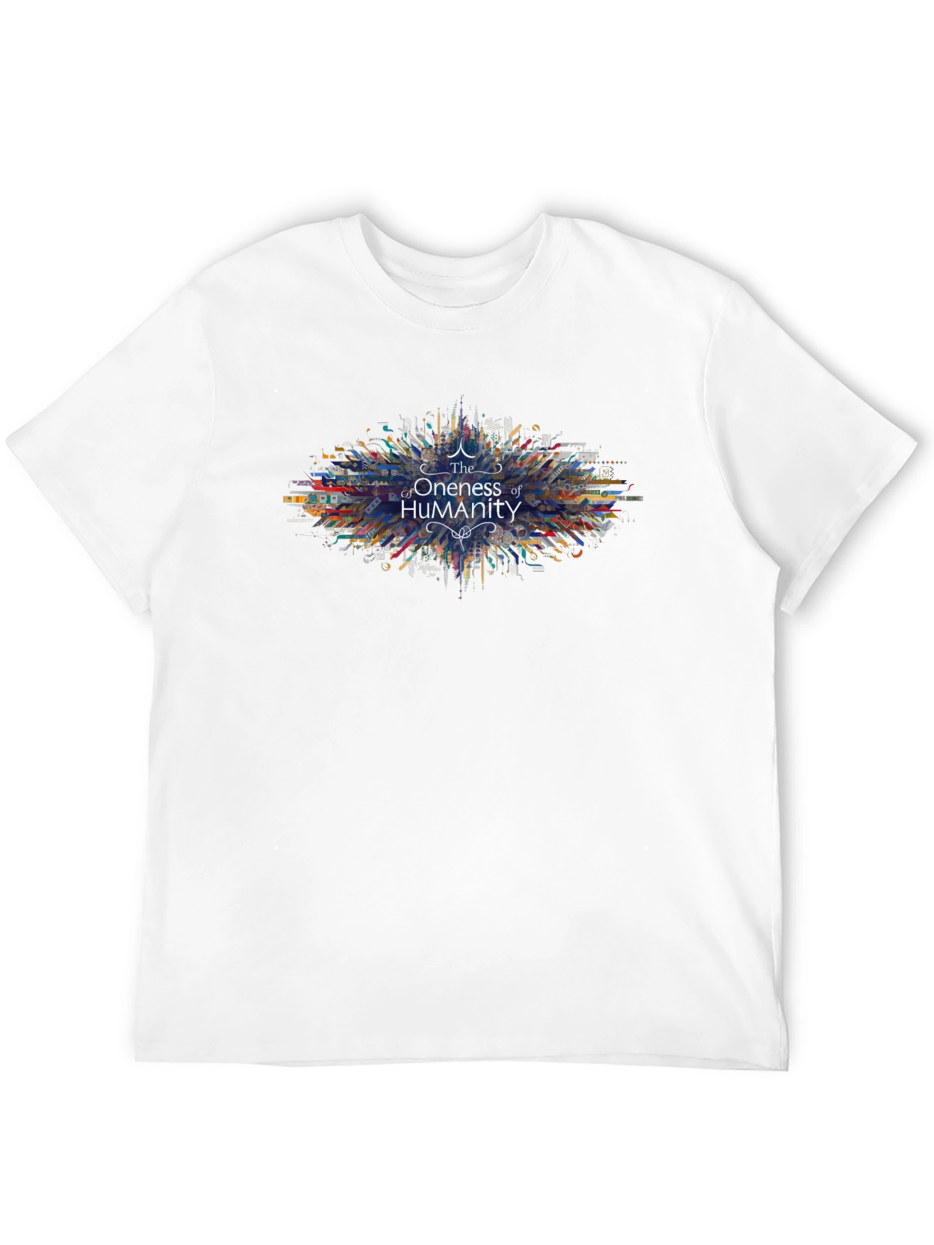 Oneness of Humanity Graphic Tee - Modern Art Design