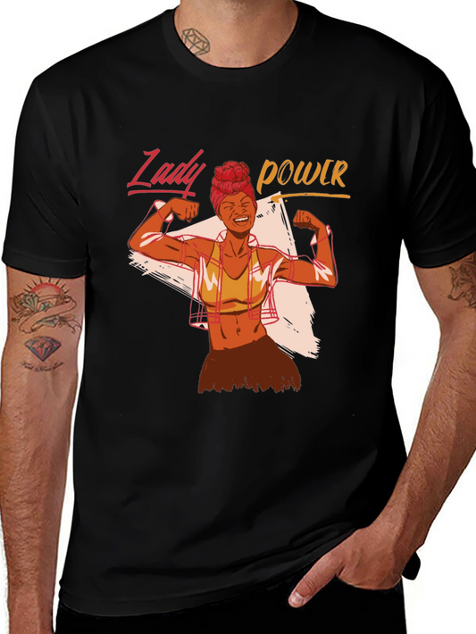 Lady Power Graphic T-Shirt