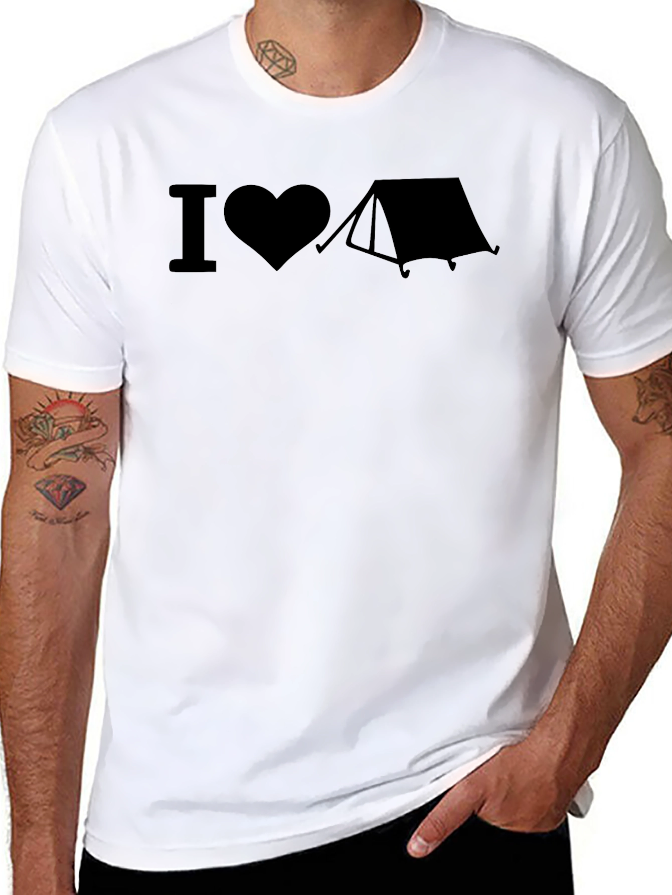 I Love Camping Graphic Tee