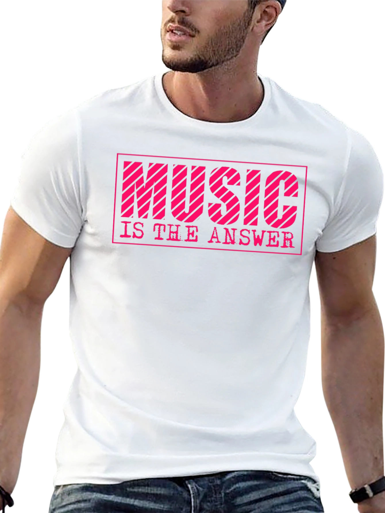 Music is the Answer Graphic T-Shirt